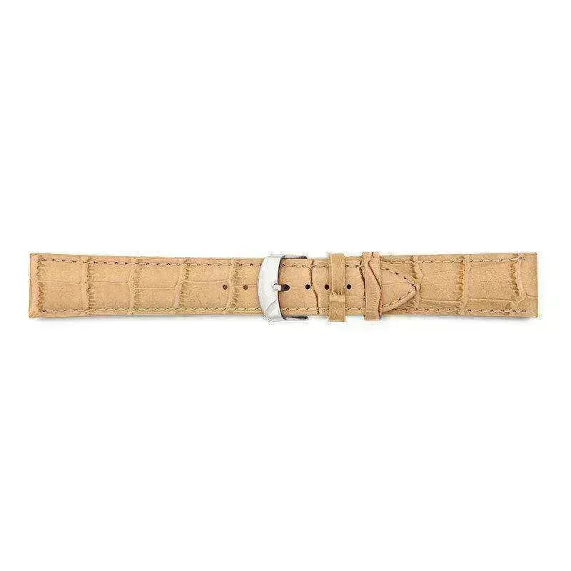 Bracelet de montre Beige - Cuir effet crocodile - Atelier Victor