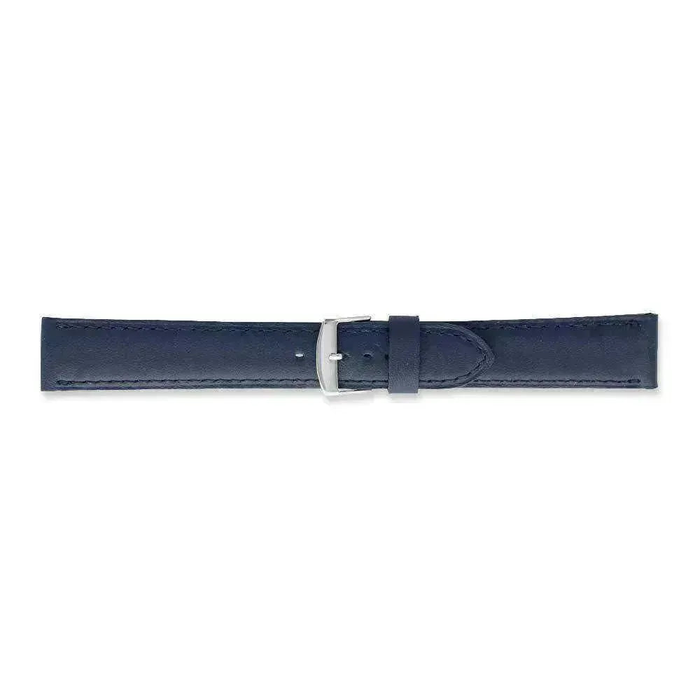 Bracelet de montre bleu marine - Cuir de vachette - Atelier Victor