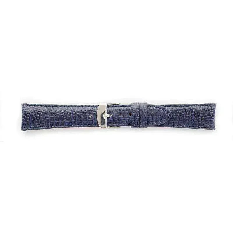Bracelet de montre Bleu nuit - Cuir de Lézard - Atelier Victor - Vintage Shop