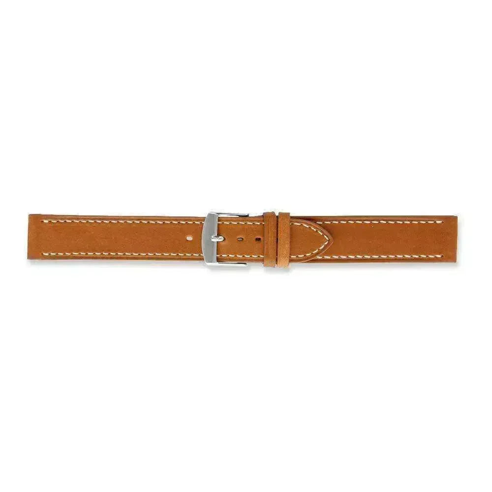 Bracelet de montre Cognac - Cuir de vachette souple - Atelier Victor
