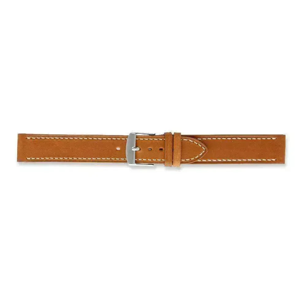 Bracelet de montre Cognac - Cuir de vachette souple - Atelier Victor