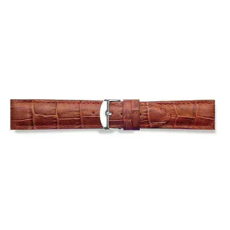 Bracelet de montre Havane - Cuir effet crocodile - Atelier Victor