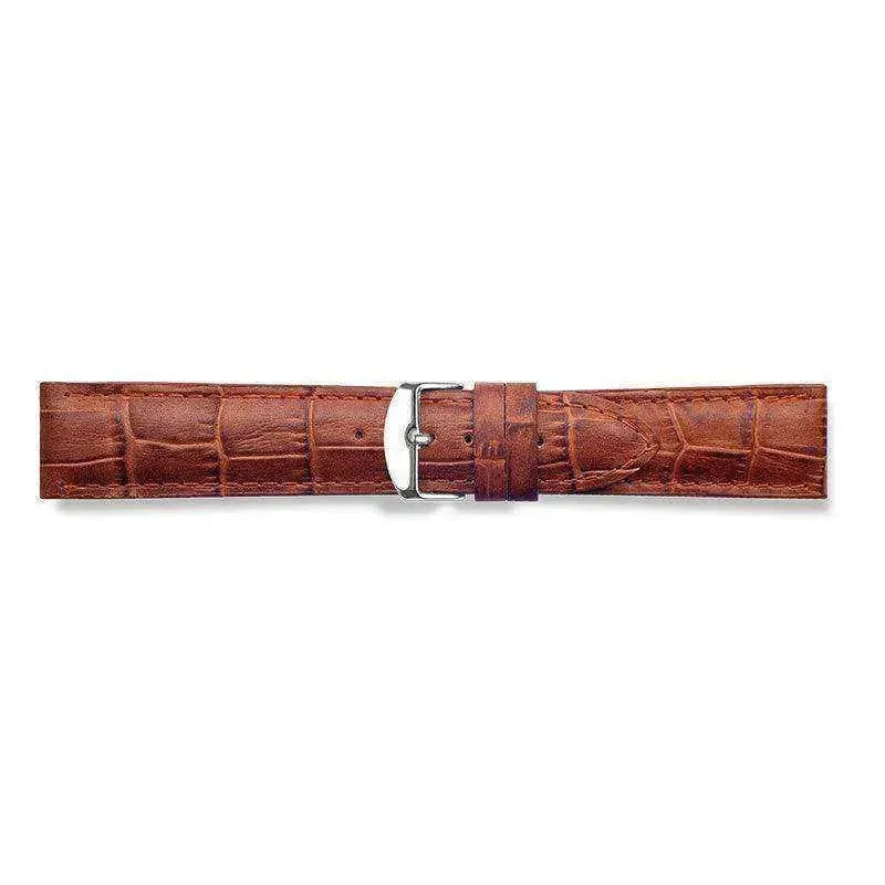 Bracelet de montre Havane - Cuir effet crocodile - Atelier Victor - Vintage Shop