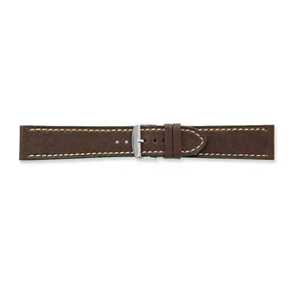 Bracelet de montre Marron foncé - Cuir de vachette - Atelier Victor