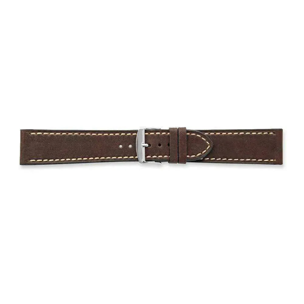 Bracelet de montre Marron foncé - Cuir souple - Atelier Victor Paris - Vintage Watch Shop Dubai