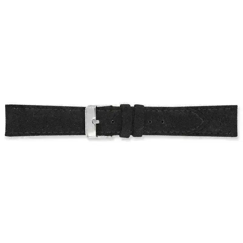 Bracelet de montre Noir - Cuir suédé - Atelier Victor