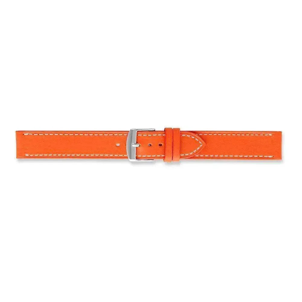 Bracelet de montre Orange - Cuir de vachette souple - Atelier Victor