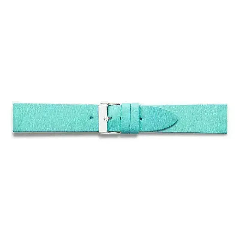 Bracelet de montre Turquoise - Cuir corrigé lisse - Atelier Victor