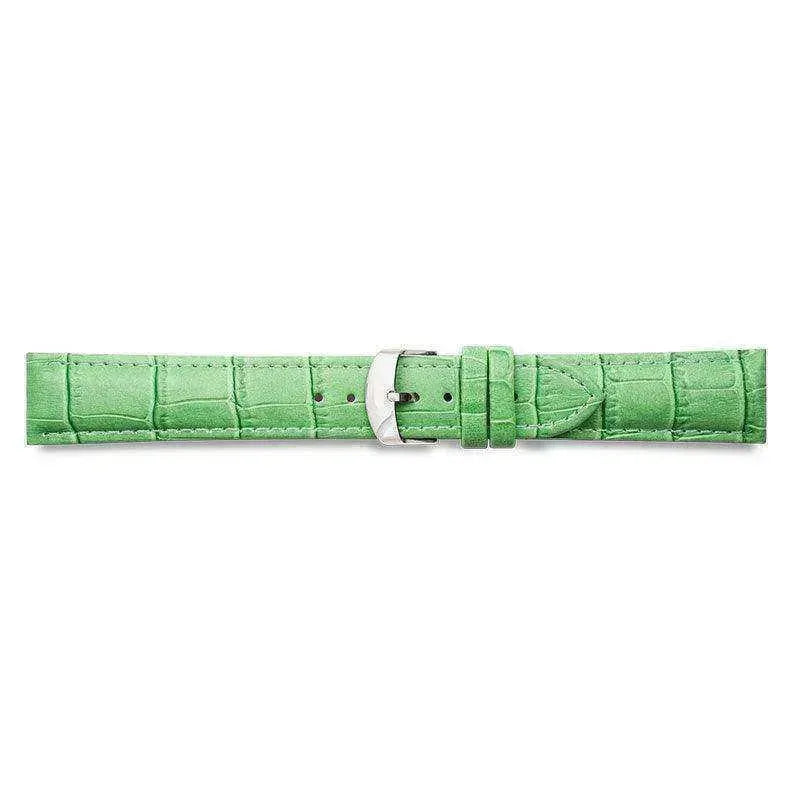 Bracelet de montre Vert clair - Cuir effet crocodile - Atelier Victor - Vintage Shop