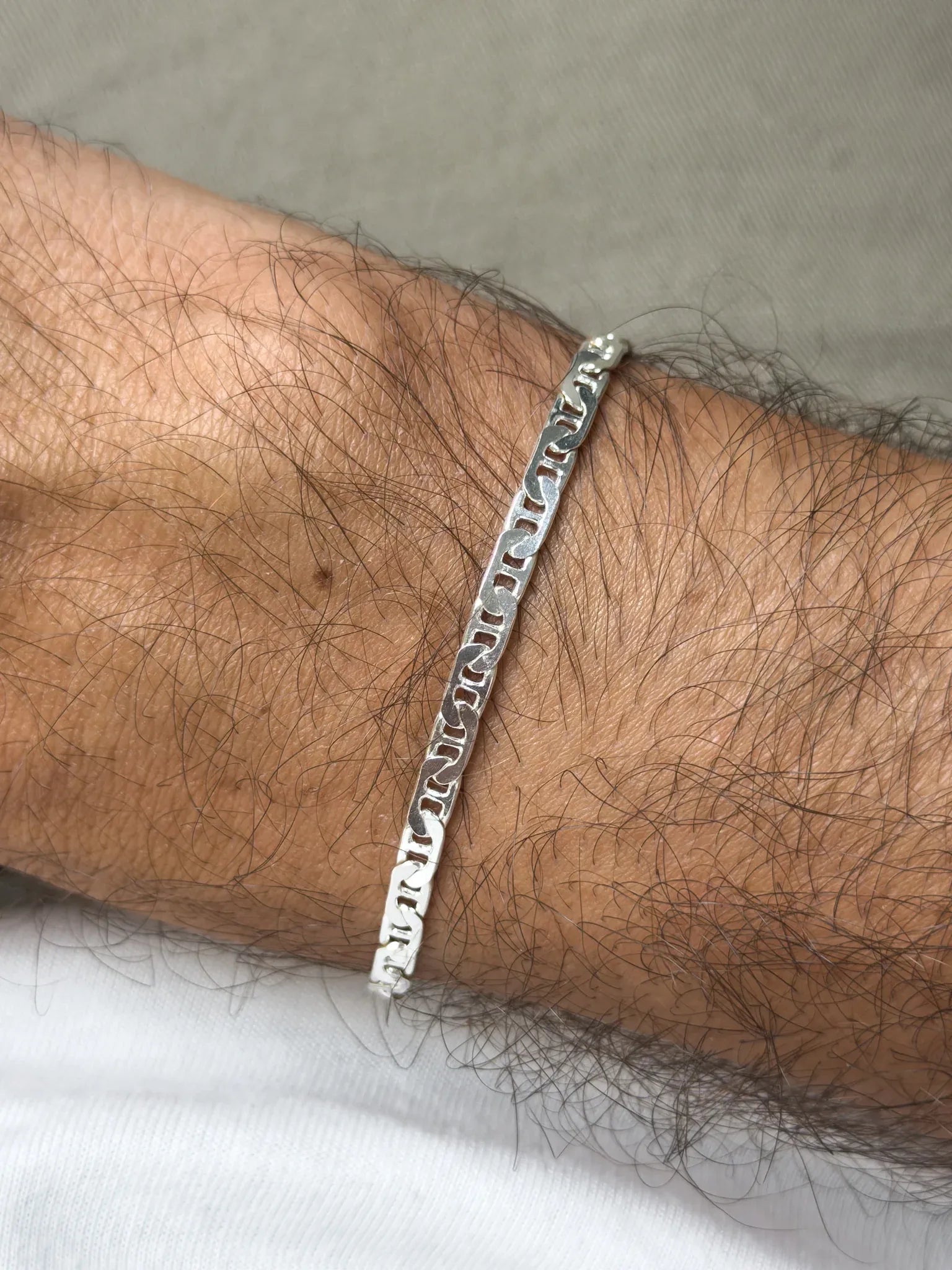 Bracelet en argent 925 - Amaury - Moyen Modèle - Atelier Victor