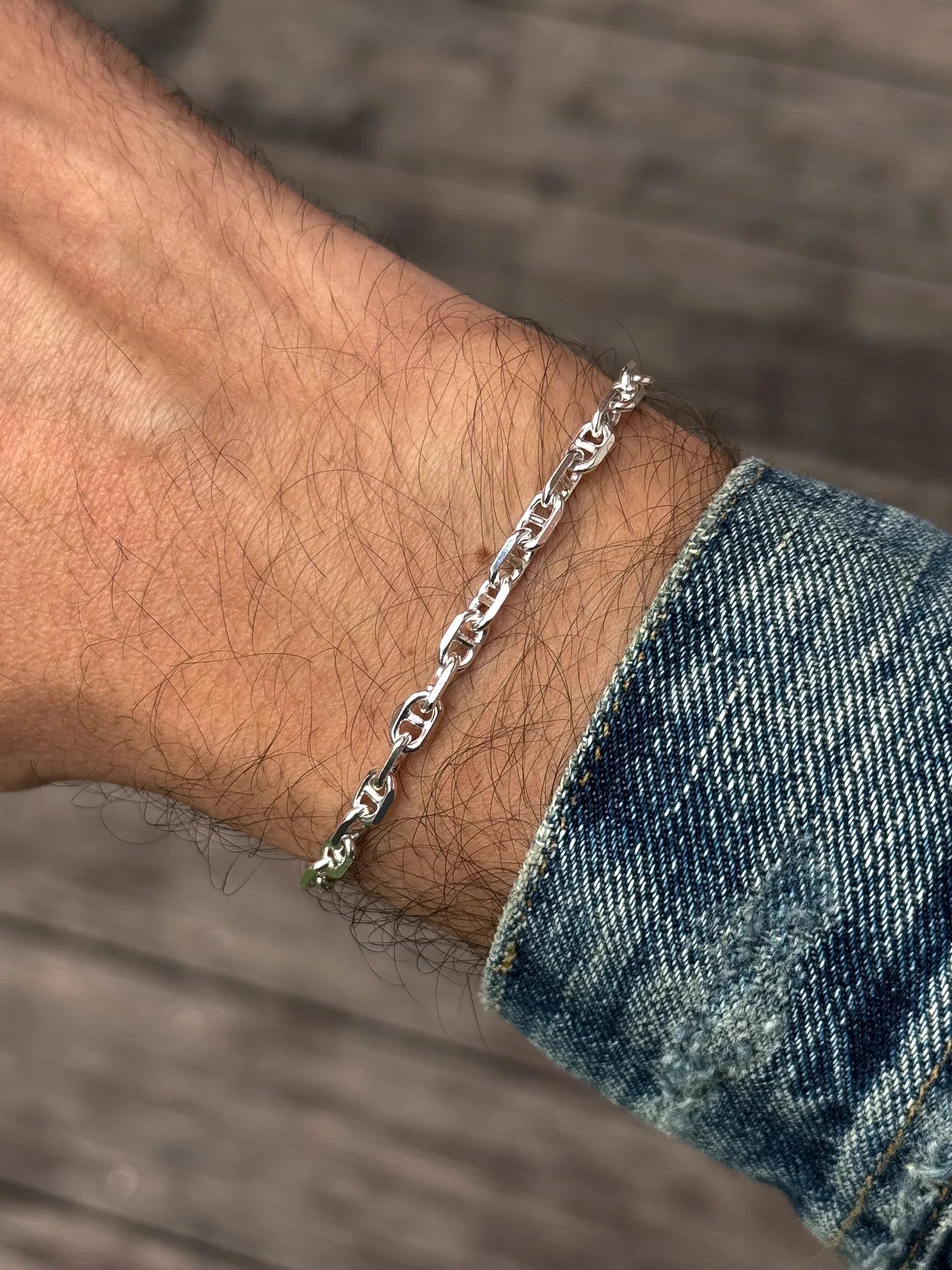 Bracelet en argent 925 - Arsène - Moyen Modèle - Atelier Victor