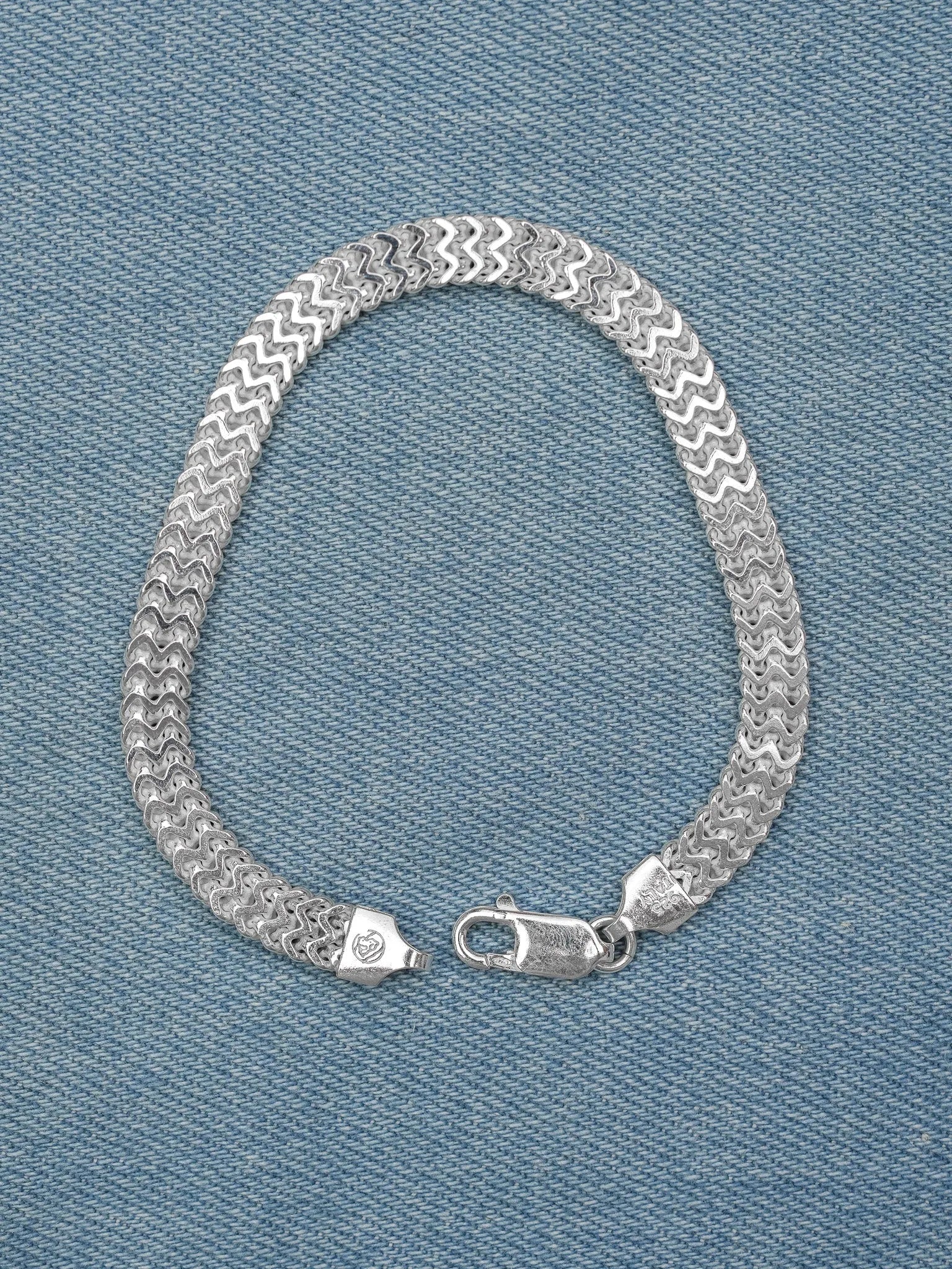 Bracelet en argent 925 - Eloi - Large - Atelier Victor - Vintage Shop