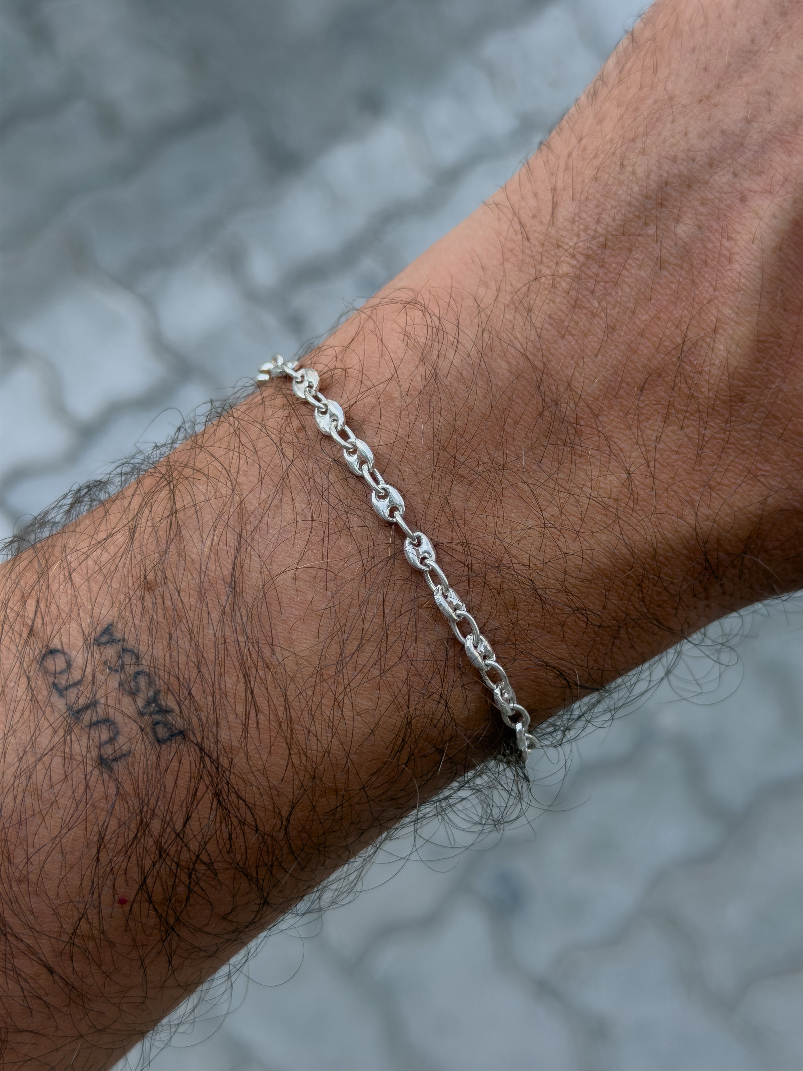 Bracelet en argent 925 - Ernest - Moyen Modèle - Atelier Victor