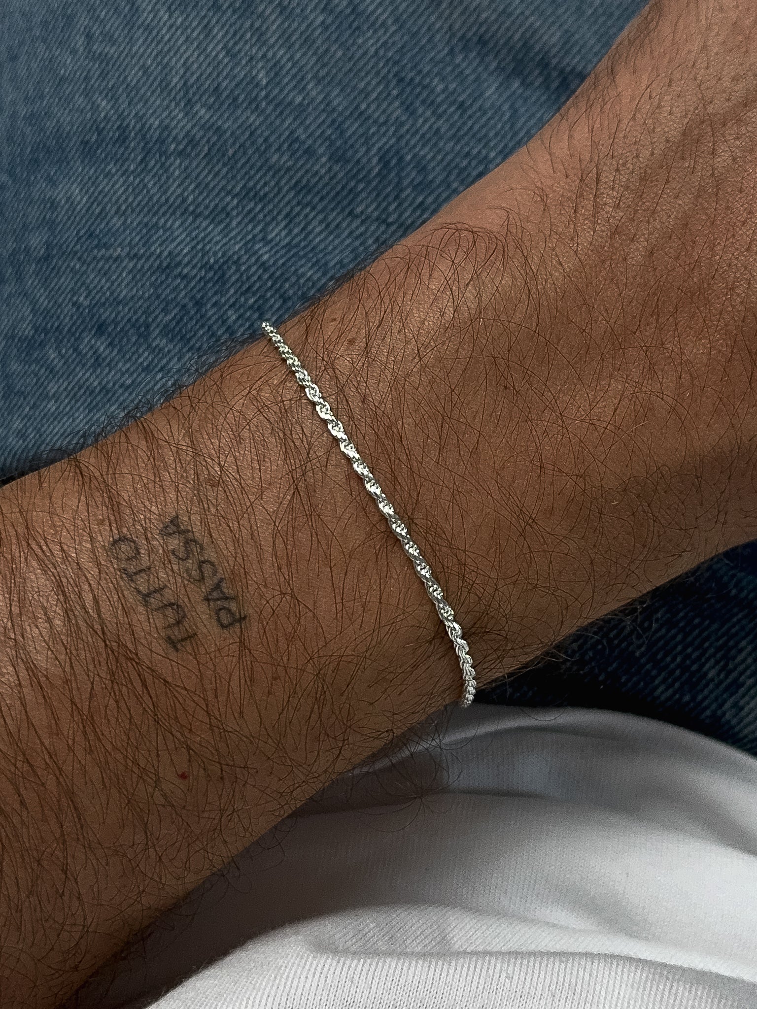 Bracelet en argent 925 - Leontine - Fin - Atelier Victor - Vintage Shop