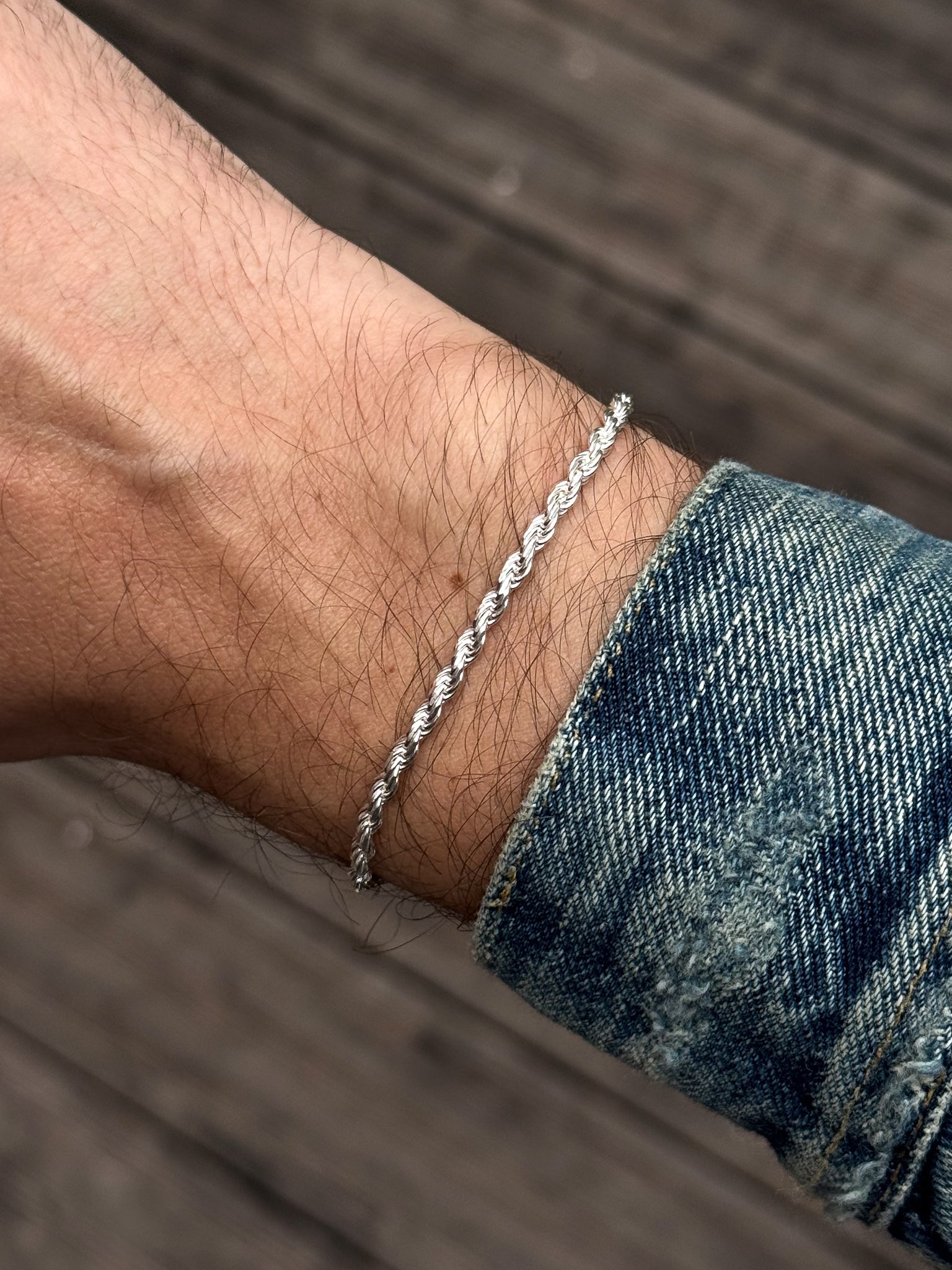 Bracelet en argent 925 - Leontine - Fin - Atelier Victor - Vintage Shop