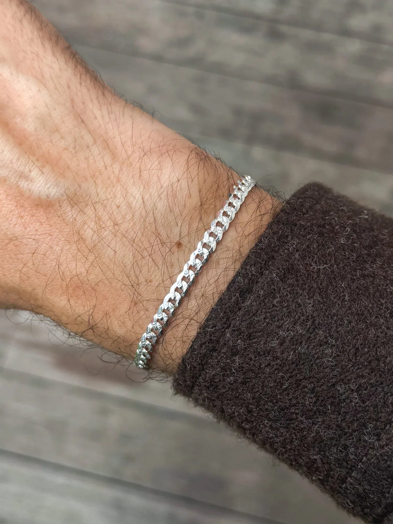 Bracelet en argent 925 - Octave - Moyen Modèle - Atelier Victor
