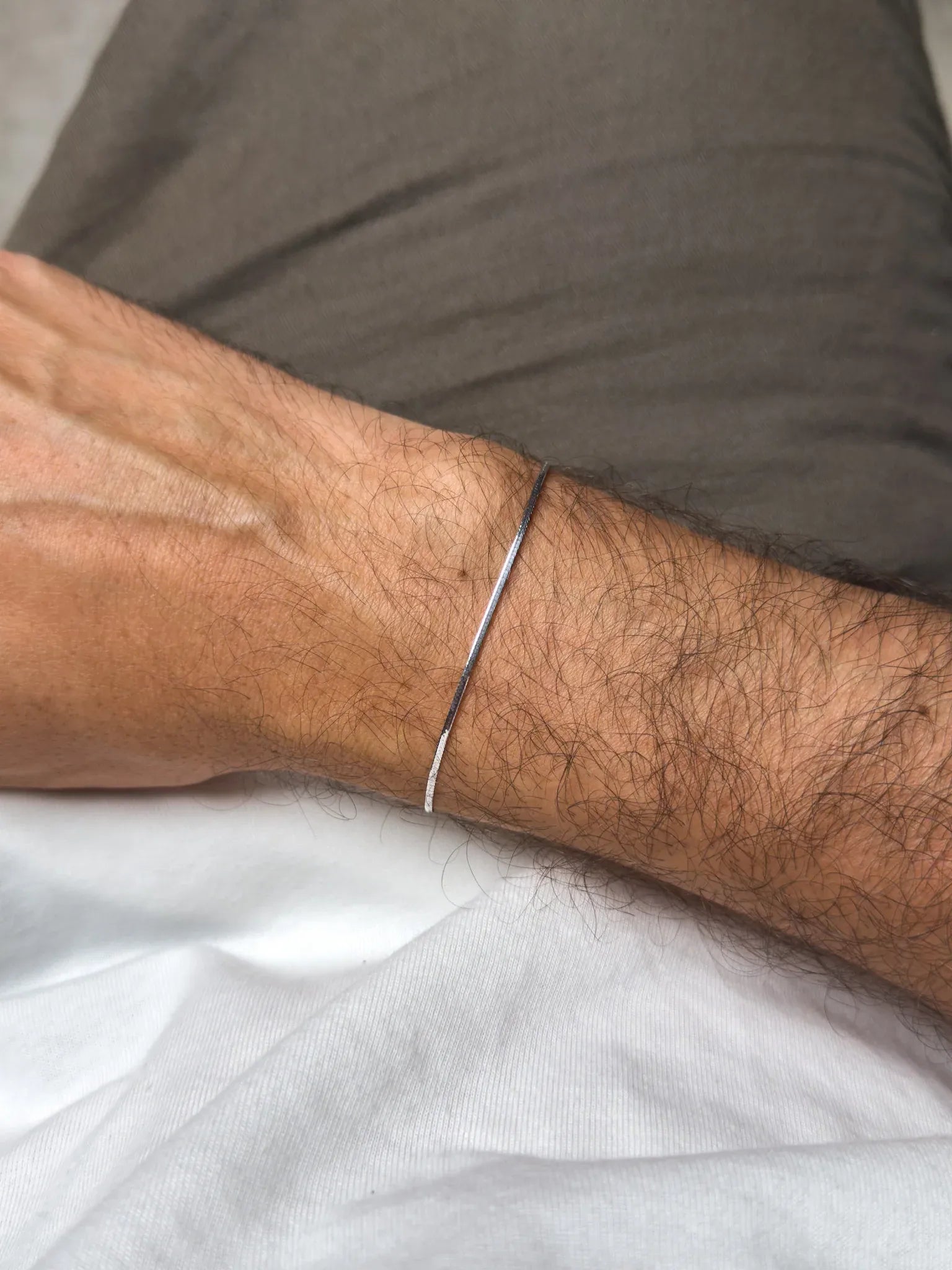 Bracelet en or blanc 18k - Tancrède - Très Petit Modèle - Atelier Victor