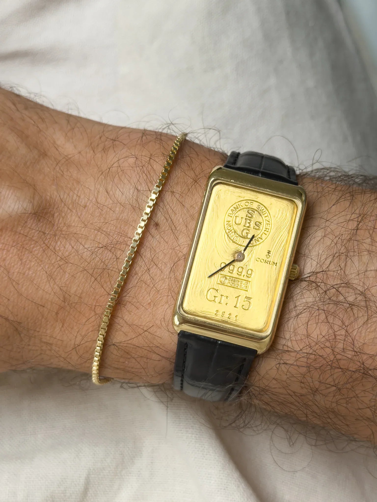 Bracelet en Or jaune 18k - Hector - Moyen Modèle - Atelier Victor