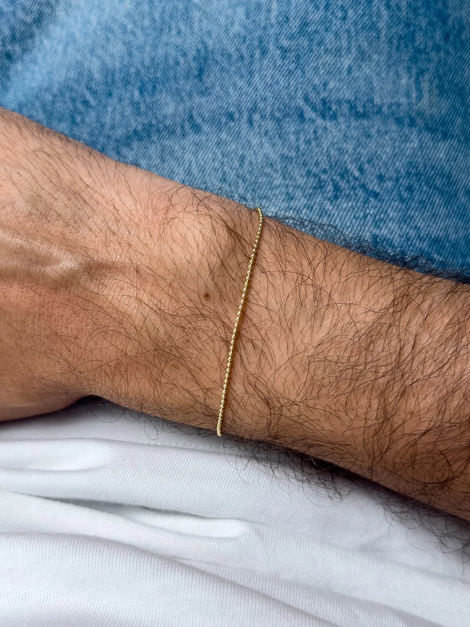 18k yellow gold bracelet - Odilon - Very Small Model