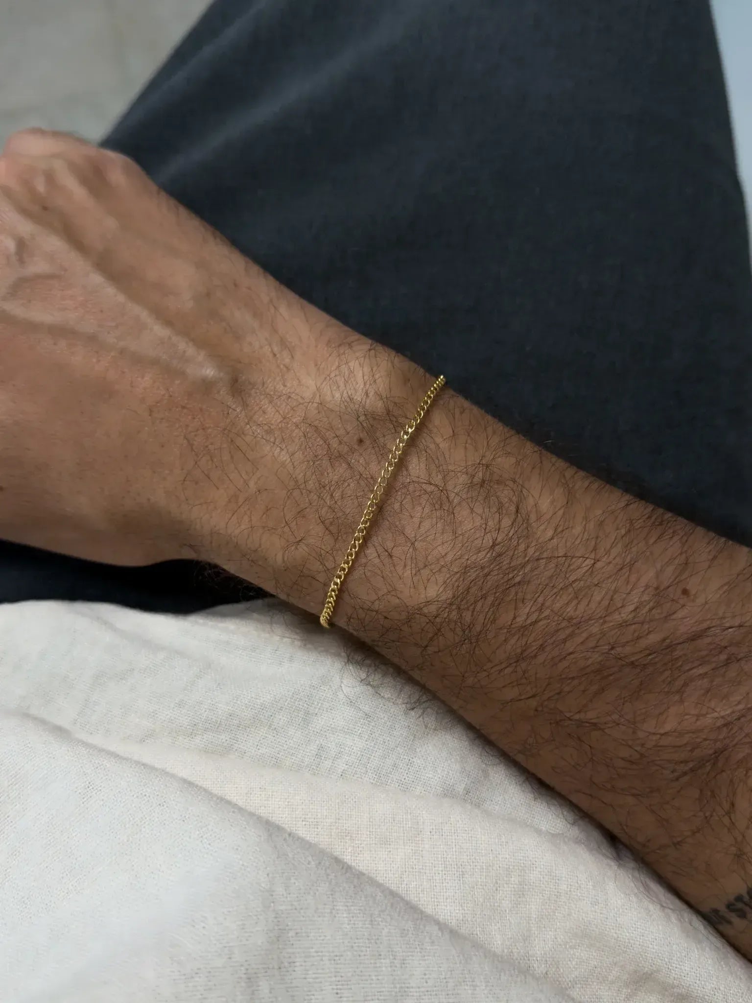 Bracelet or jaune 18k - Marceau - Petit Modèle - Atelier Victor