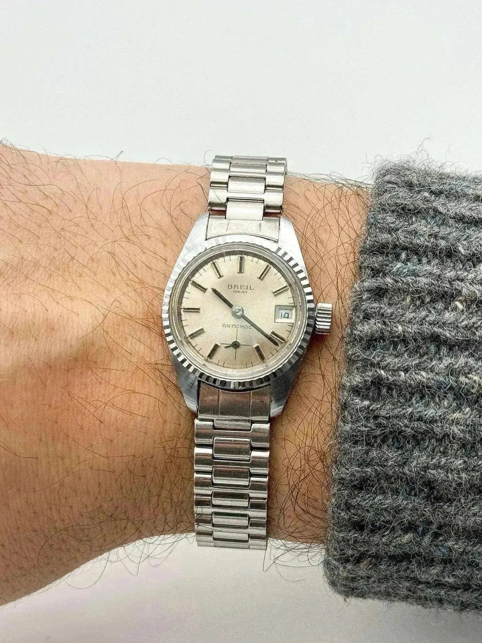 Breil - Datejust Cannelée Petite Seconde Femme - 1960s - Atelier Victor