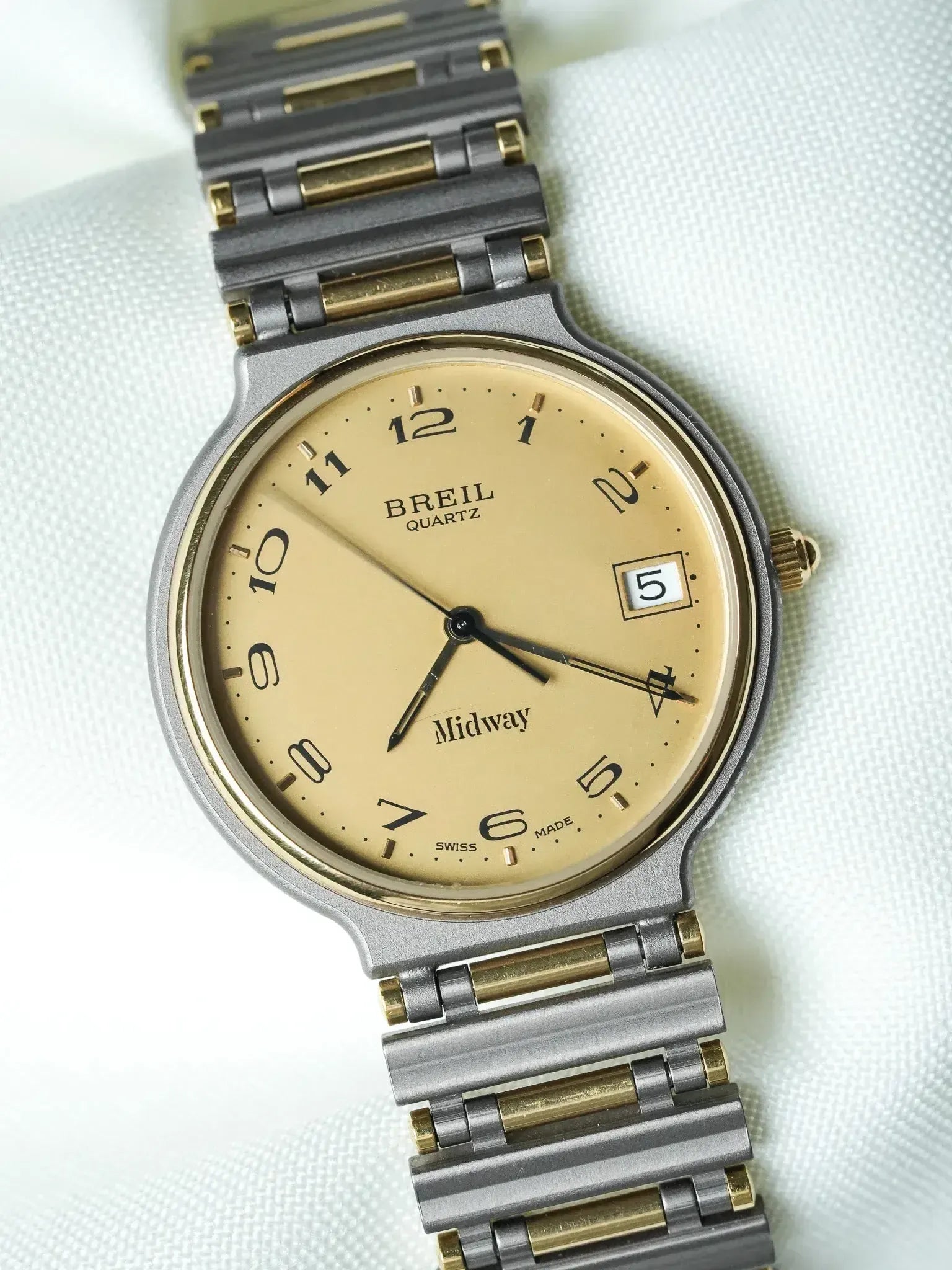Breil - Grigio Opaco Oro Quadrante Oro - Nuova da stock - 1990s