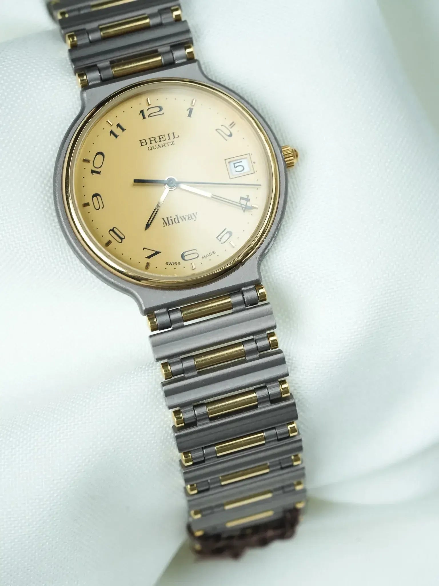 Breil - Grigio Opaco Oro Quadrante Oro - Nuova da stock - 1990s