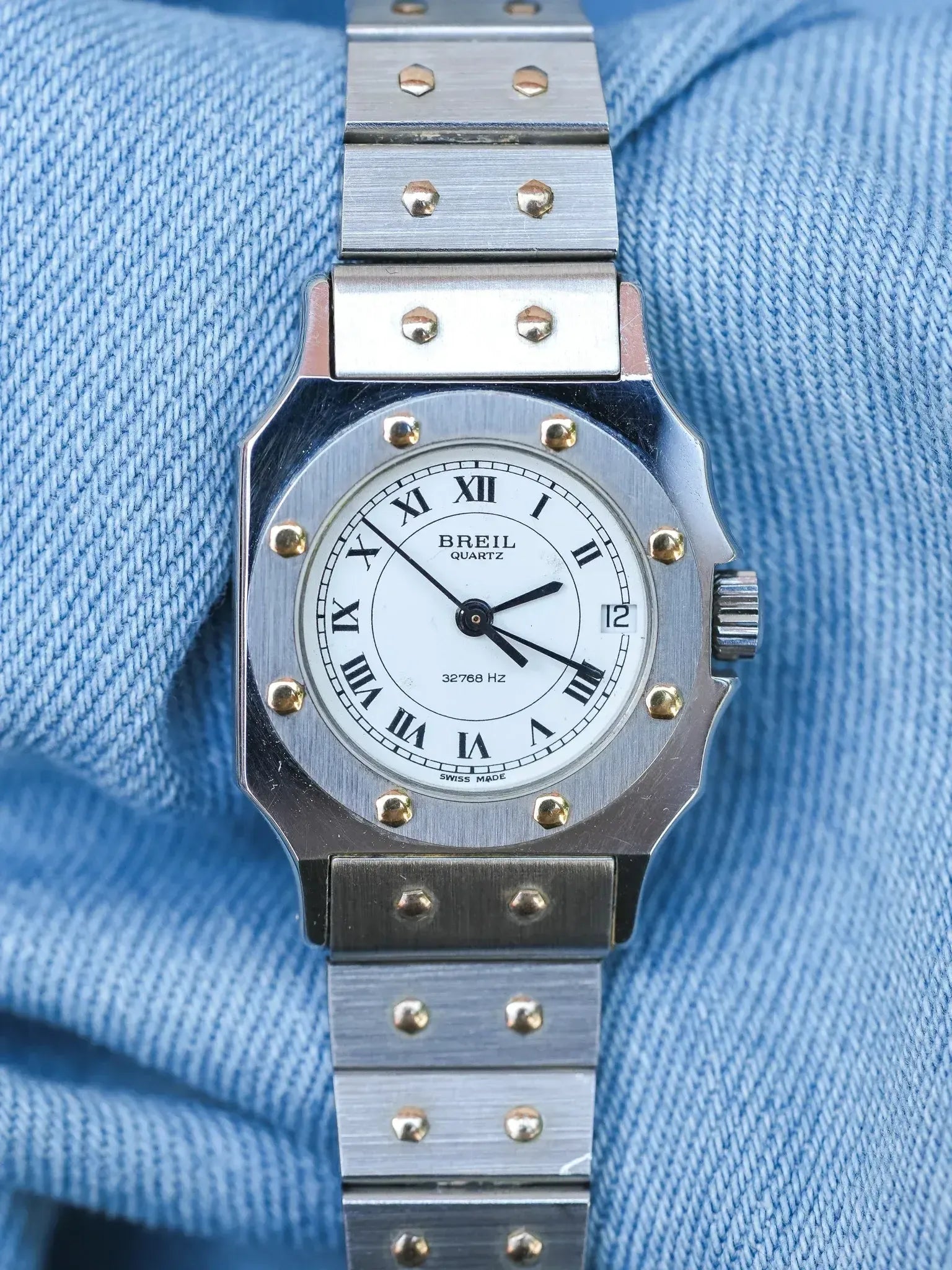 Breil - Mini "Santos" Acier - NOS - 1980s - Atelier Victor