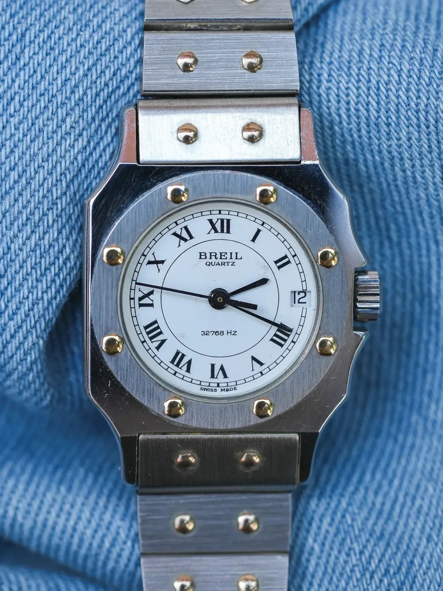 Breil - Mini "Santos" Acier - NOS - 1980s - Atelier Victor