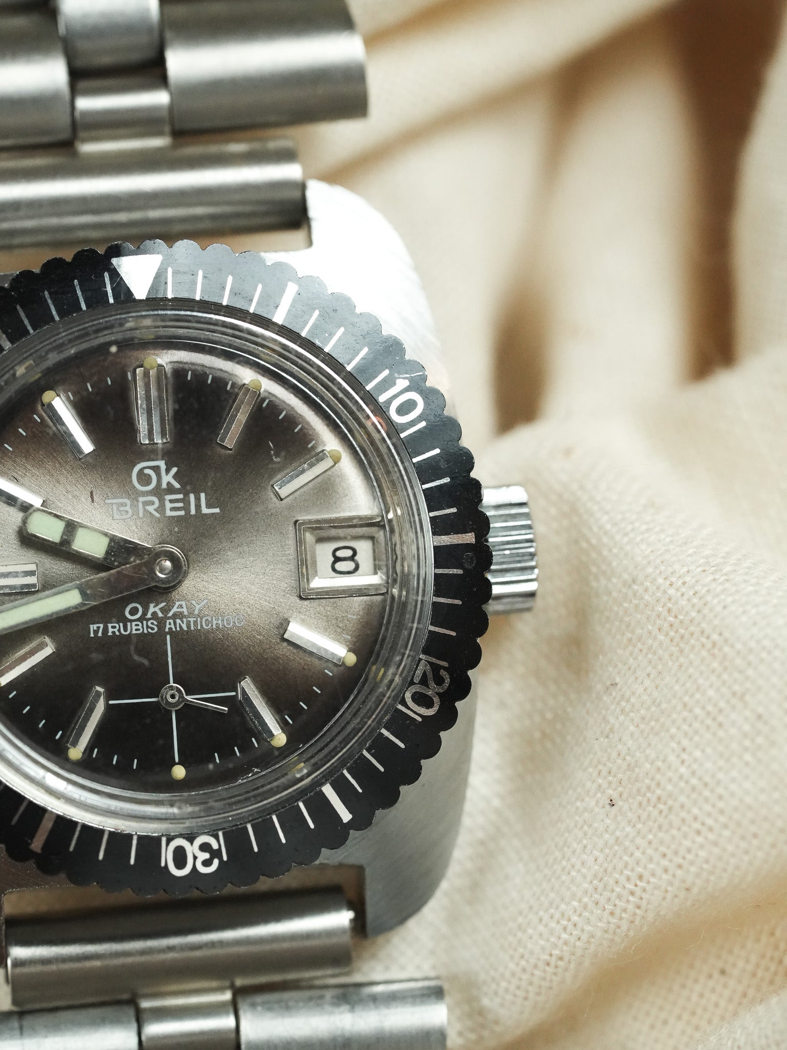 Breil - Mini Submariner Moka - NOS - 1980s - Atelier Victor - Vintage Shop