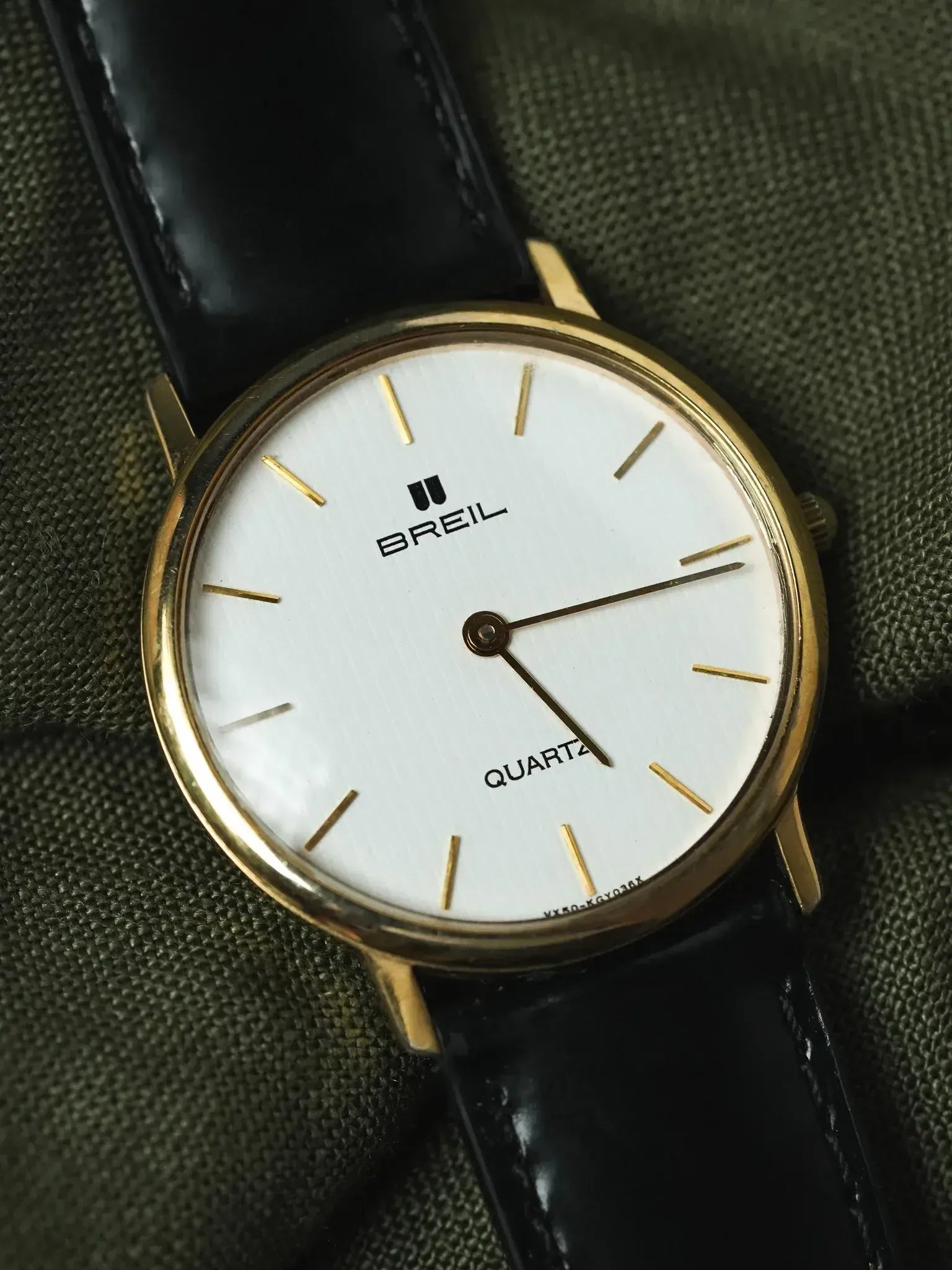 Breil - Ronde Or Tapisserie Blanc - 1990s - Atelier Victor