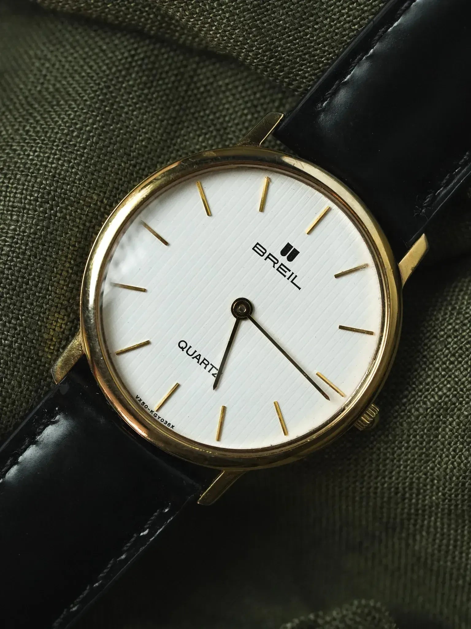 Breil - Ronde Or Tapisserie Blanc - 1990s - Atelier Victor