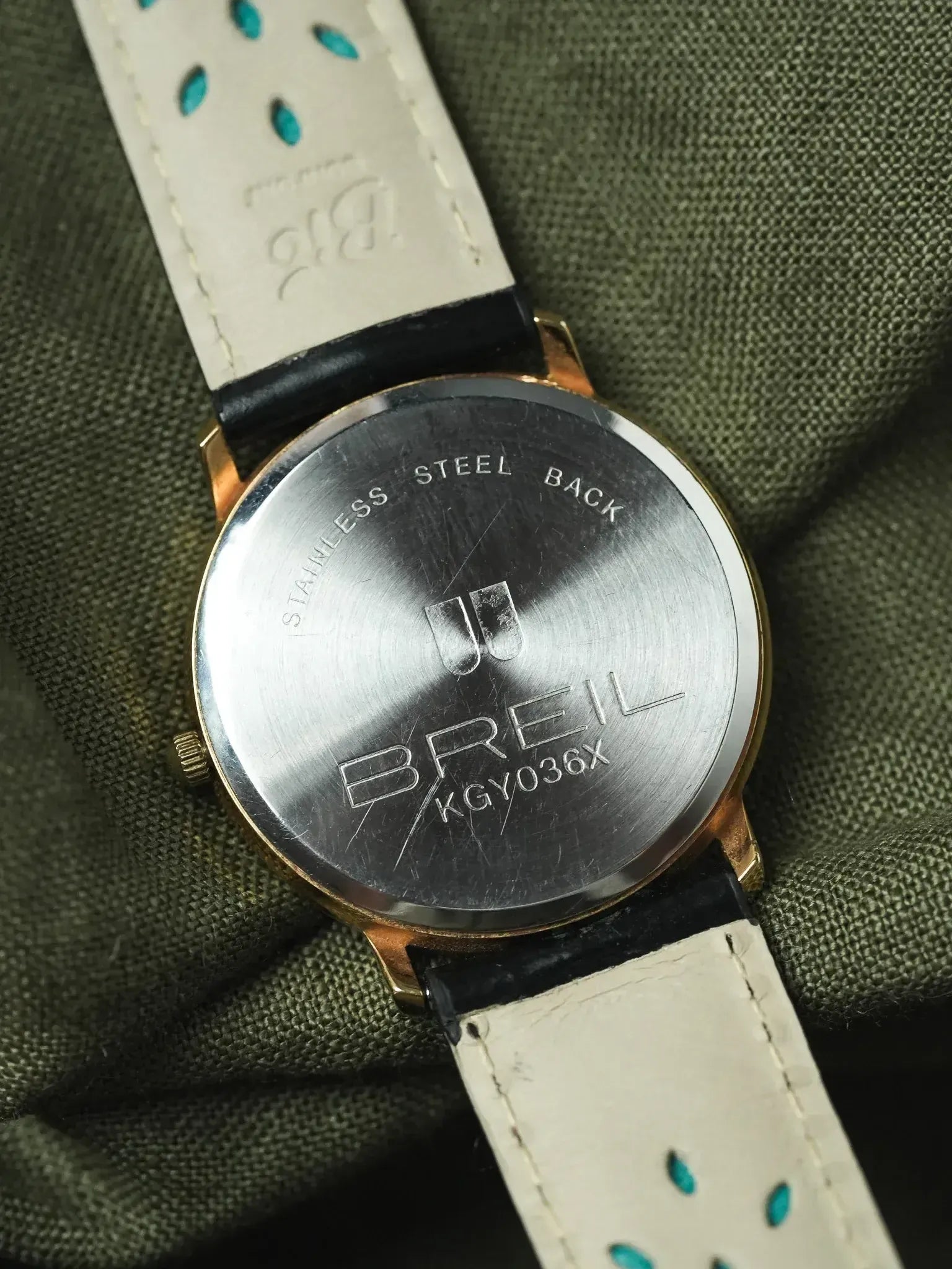 Breil - Ronde Or Tapisserie Blanc - 1990s - Atelier Victor