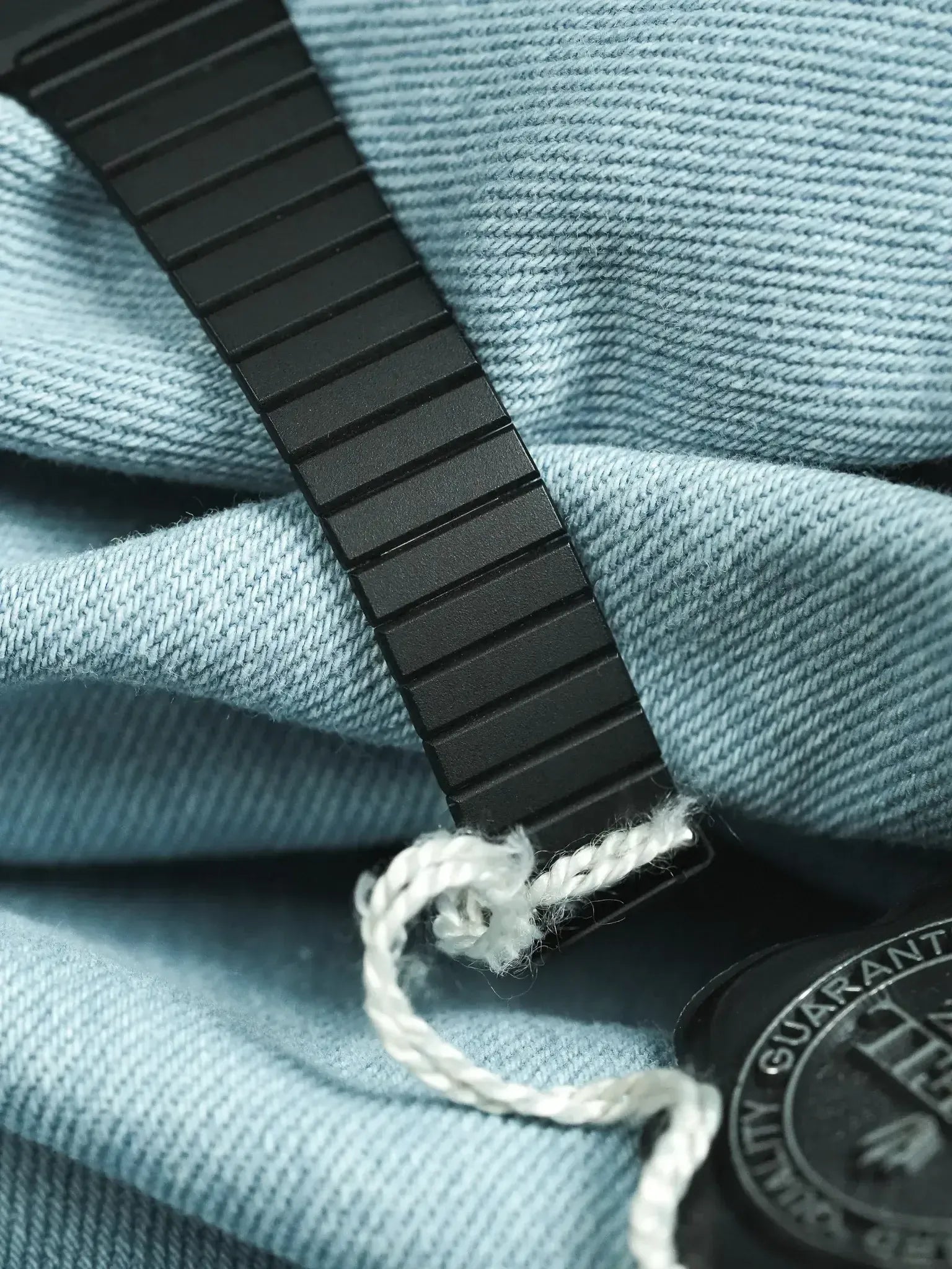 Breil - Tonneau Acier Noir Trotteuse Orange - NOS - 1980s - Atelier Victor