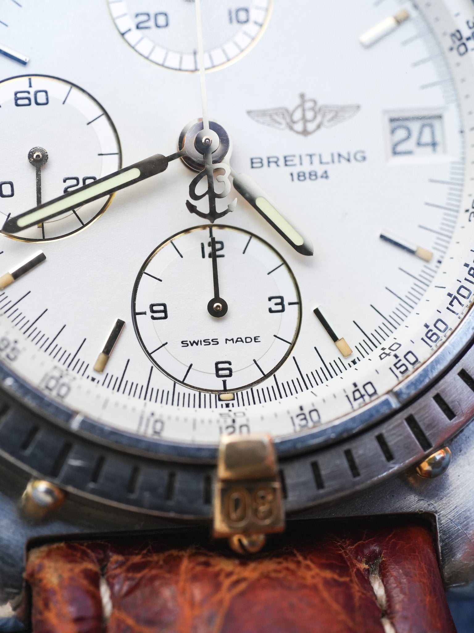 Breitling - Chronomat 81.950 B13047 Blanc - 1990s - Atelier Victor - Vintage Watch Shop