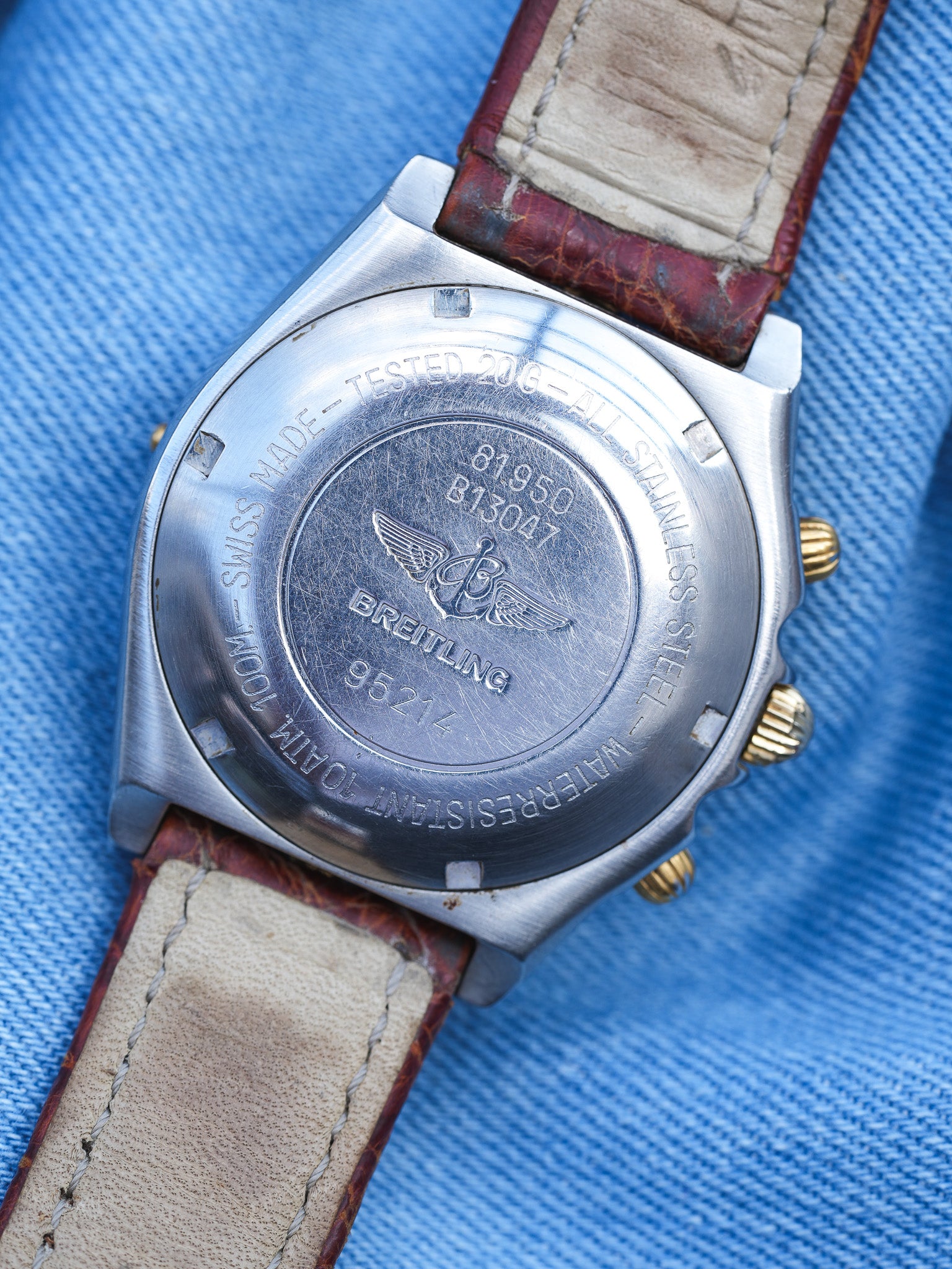 Breitling - Chronomat 81.950 B13047 Blanc - 1990s - Atelier Victor - Vintage Watch Shop