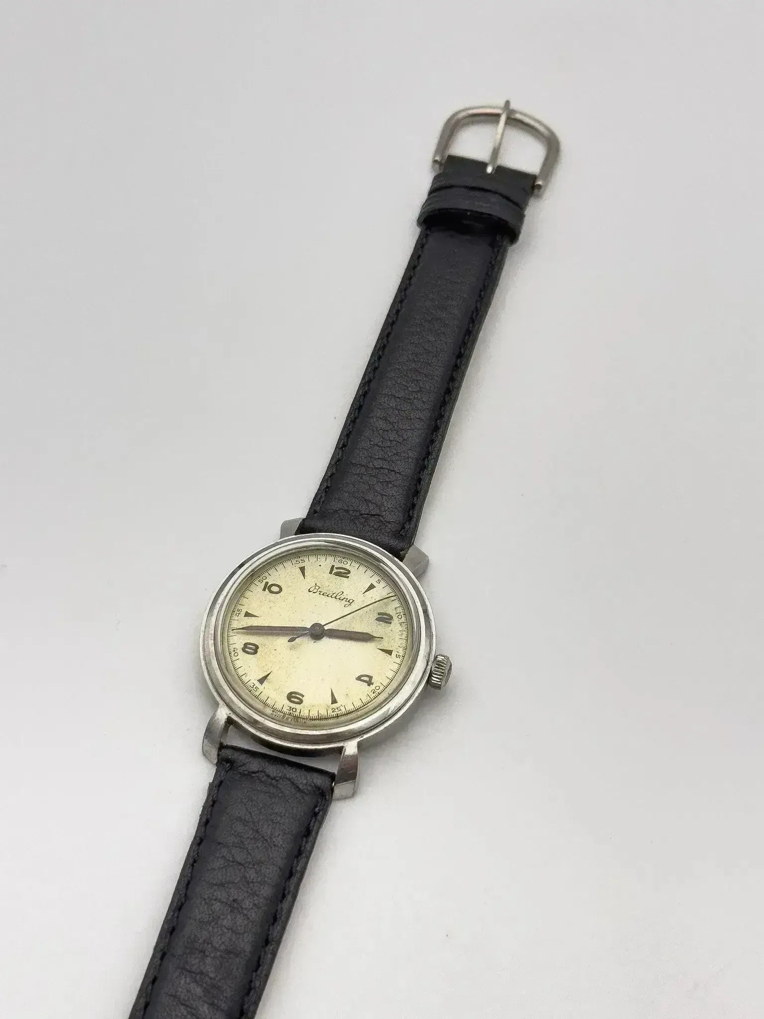 Breitling - Patine Tear Drop Acier - 1950s - Atelier Victor