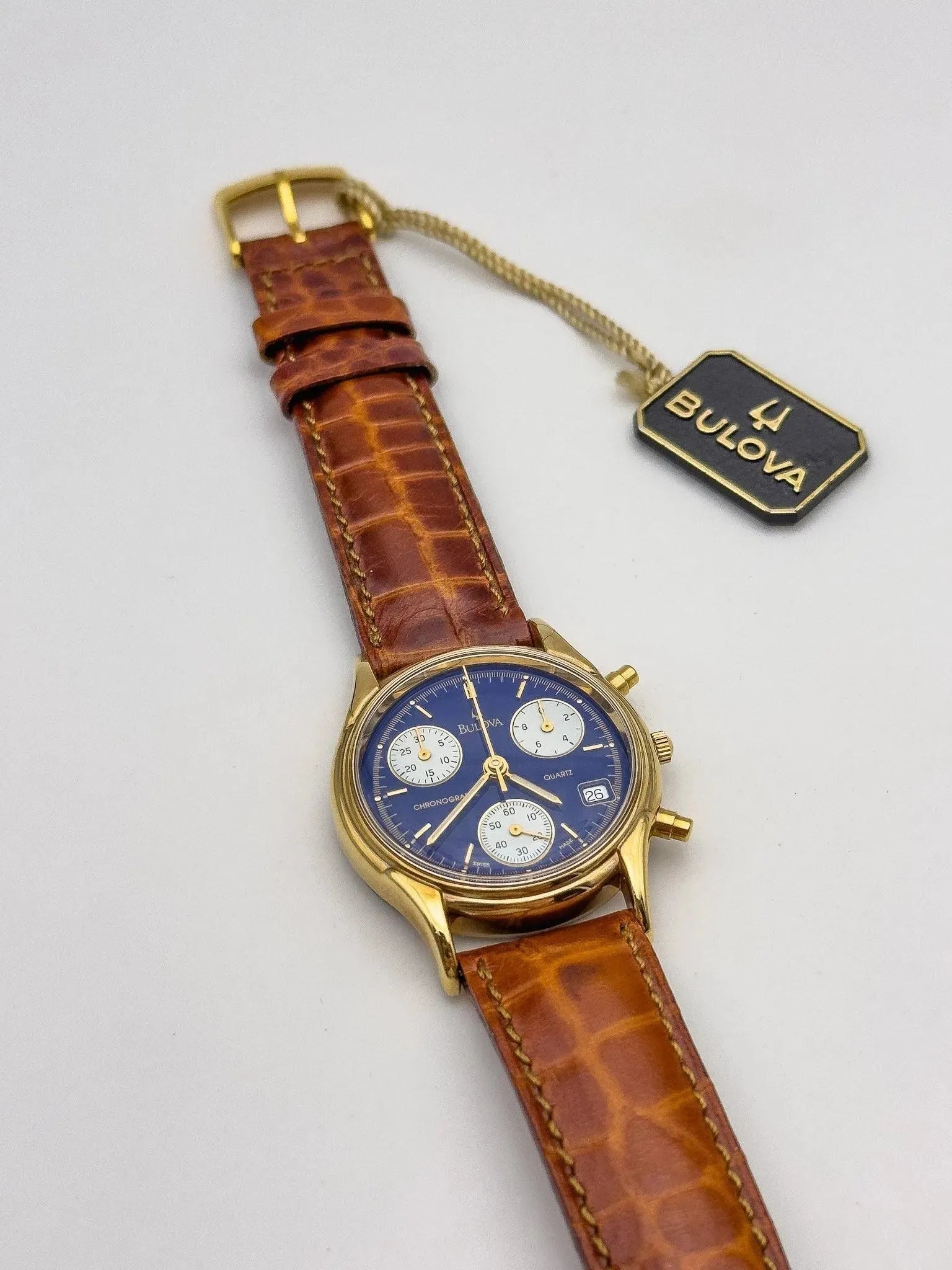 Bulova - Blue Chronograph NOS - 2000's - Atelier Victor - Vintage Shop