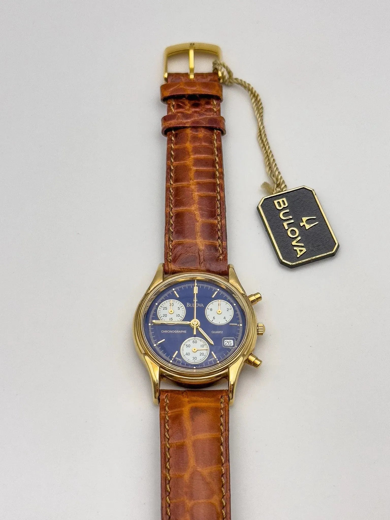 Bulova - Blue Chronograph NOS - 2000's - Atelier Victor - Vintage Shop