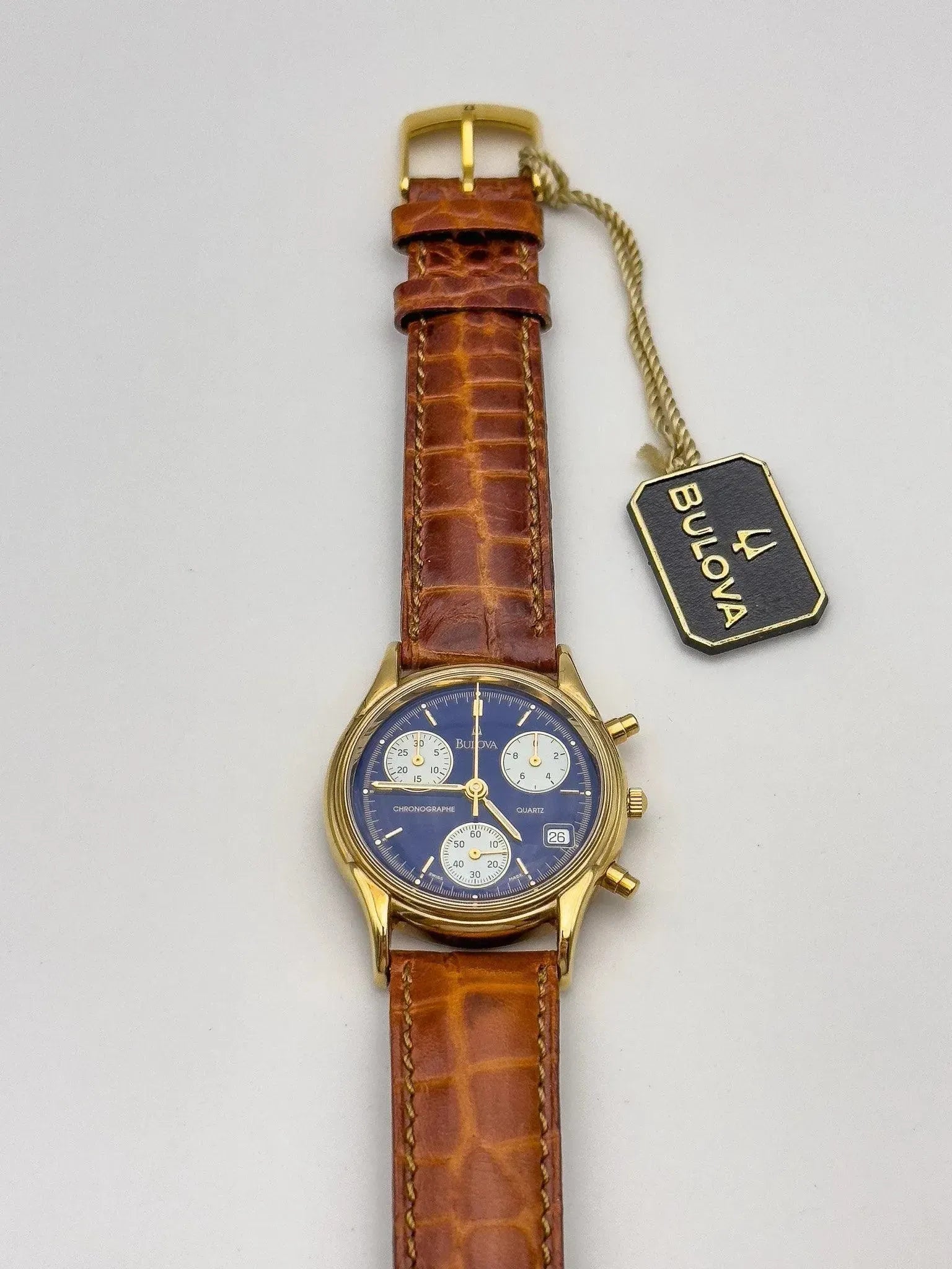 Bulova - Blue Chronograph NOS - 2000's - Atelier Victor - Vintage Shop
