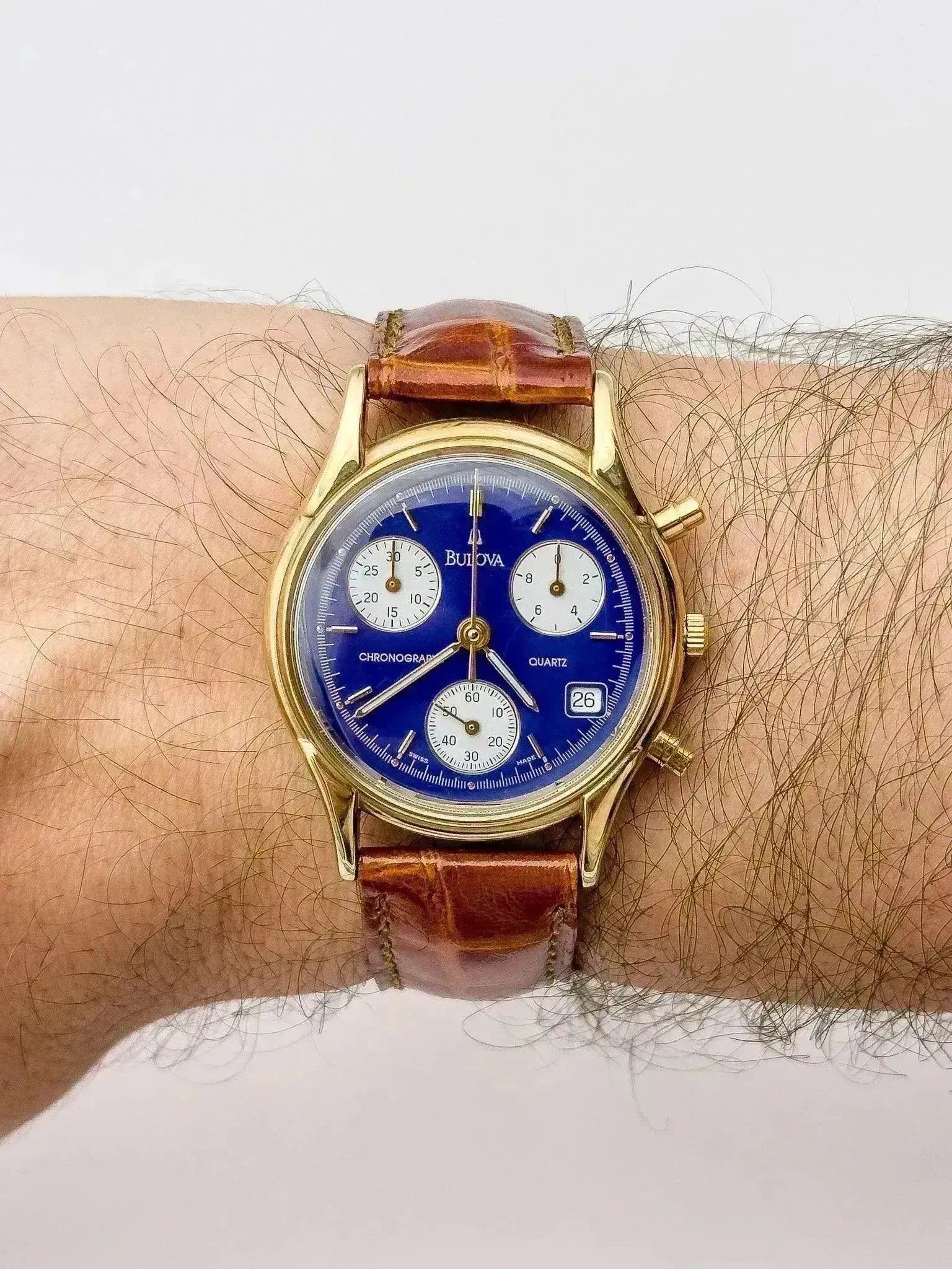 Bulova - Blue Chronograph NOS - 2000s - Atelier Victor