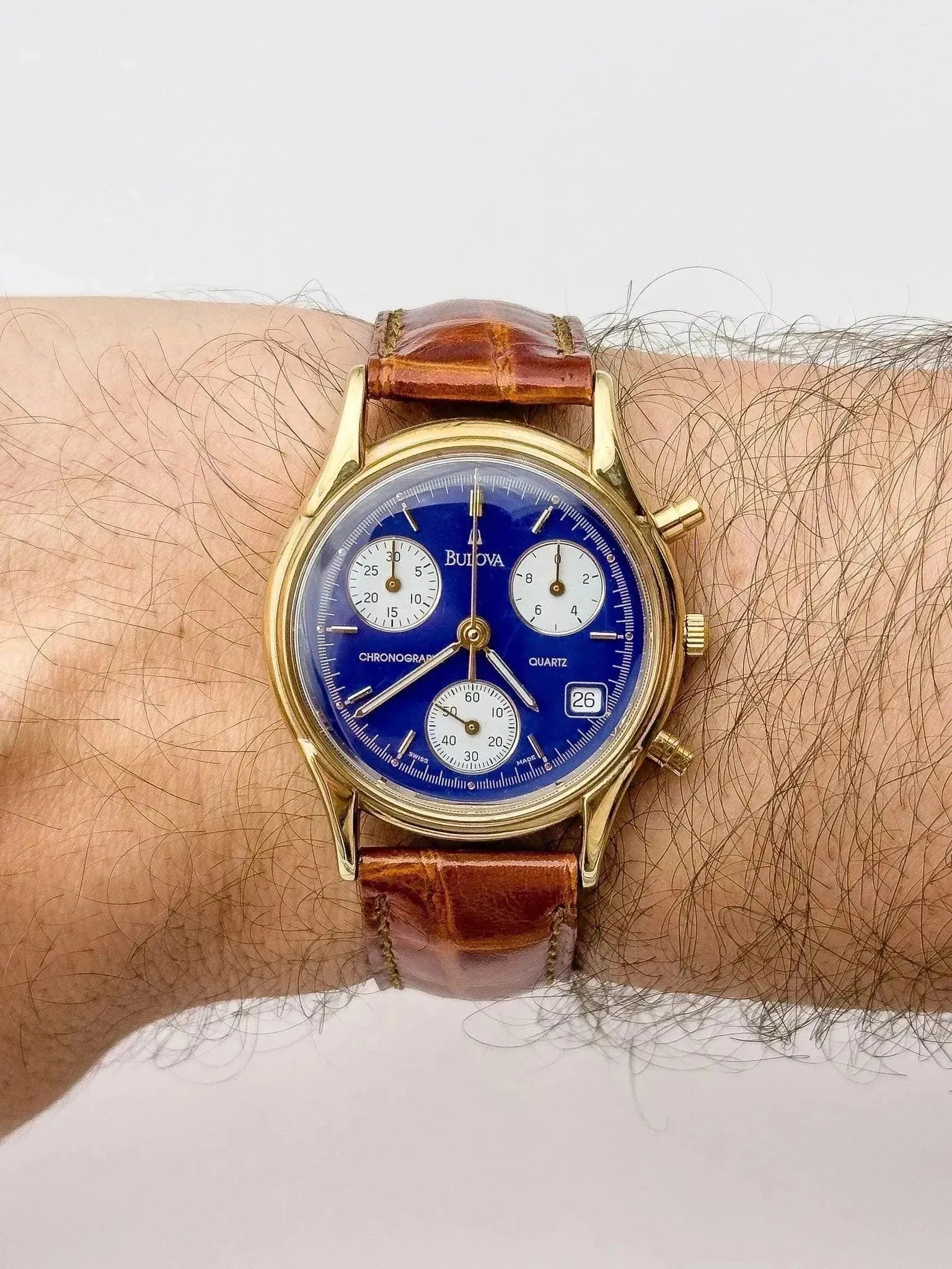 Bulova - Blue Chronograph NOS - 2000s - Atelier Victor