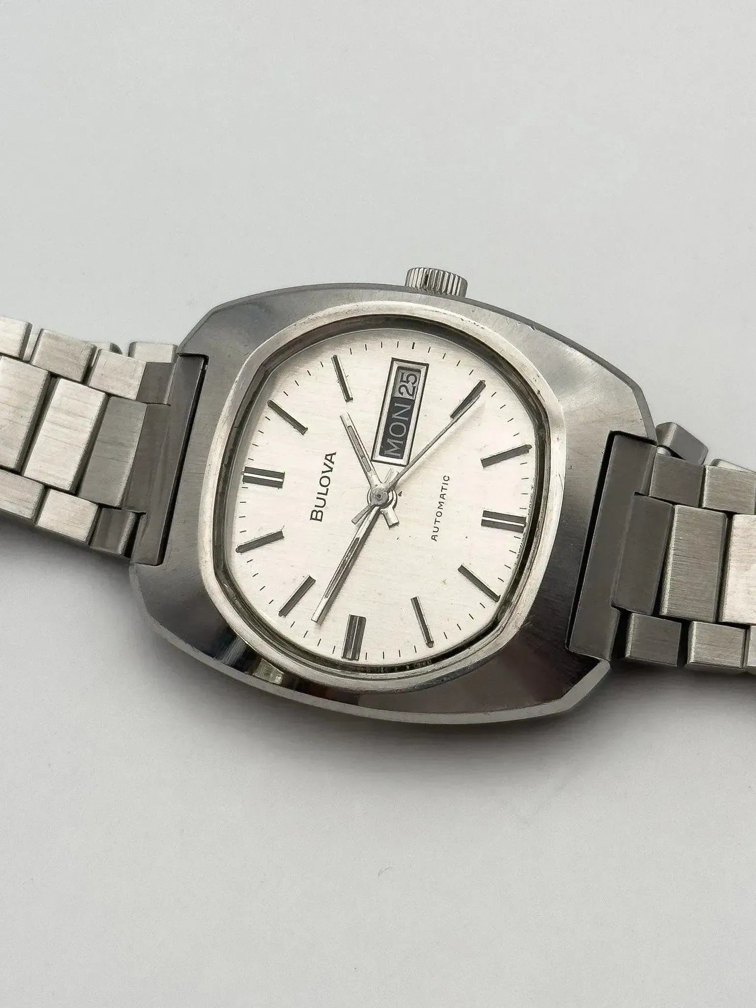 Bulova - Boitier TV Automatique Acier - 1980s - Atelier Victor