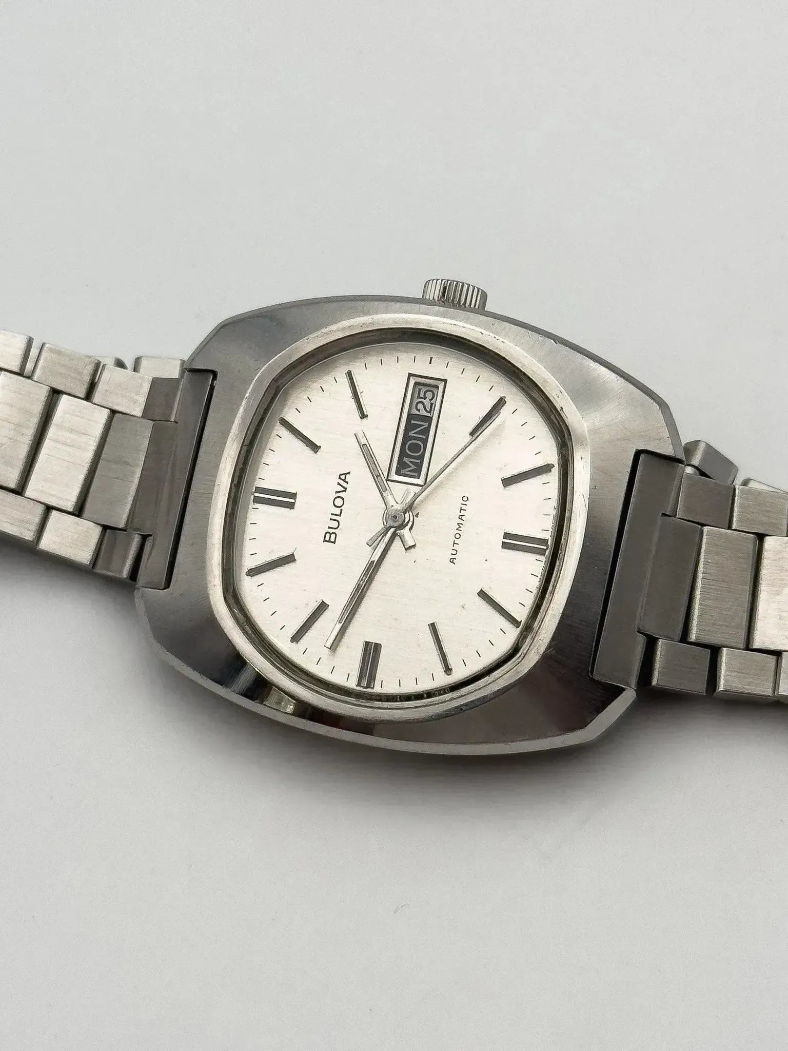 Bulova - Boitier TV Automatique Acier - 1980s - Atelier Victor