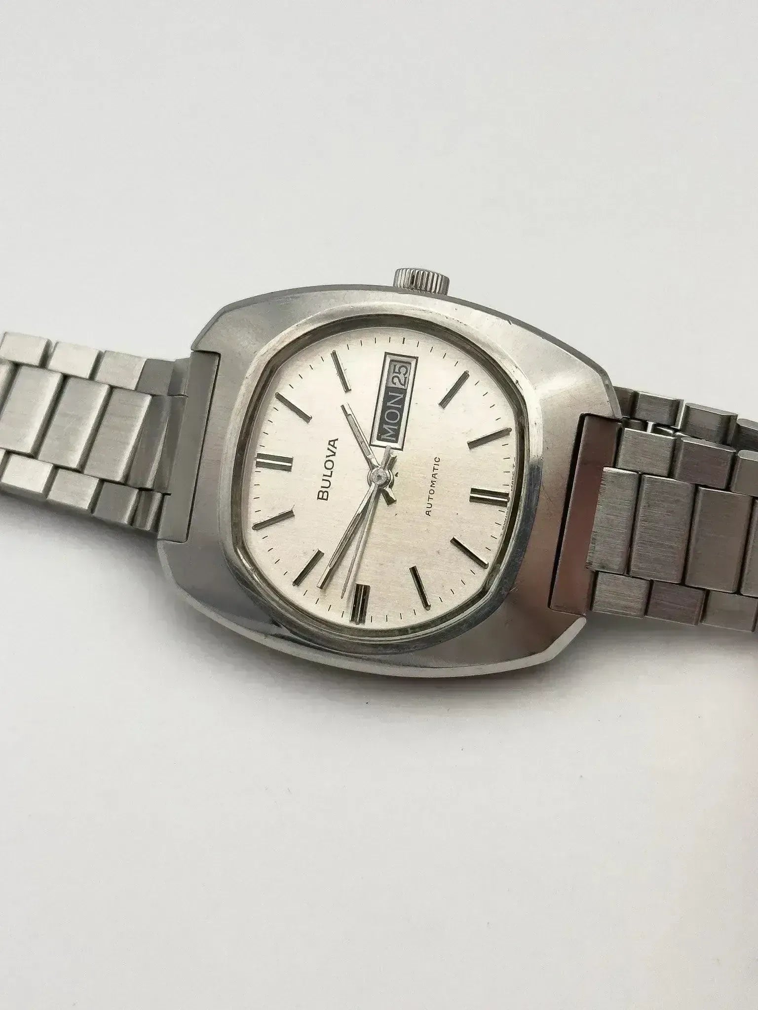 Bulova - Boitier TV Automatique Acier - 1980s - Atelier Victor