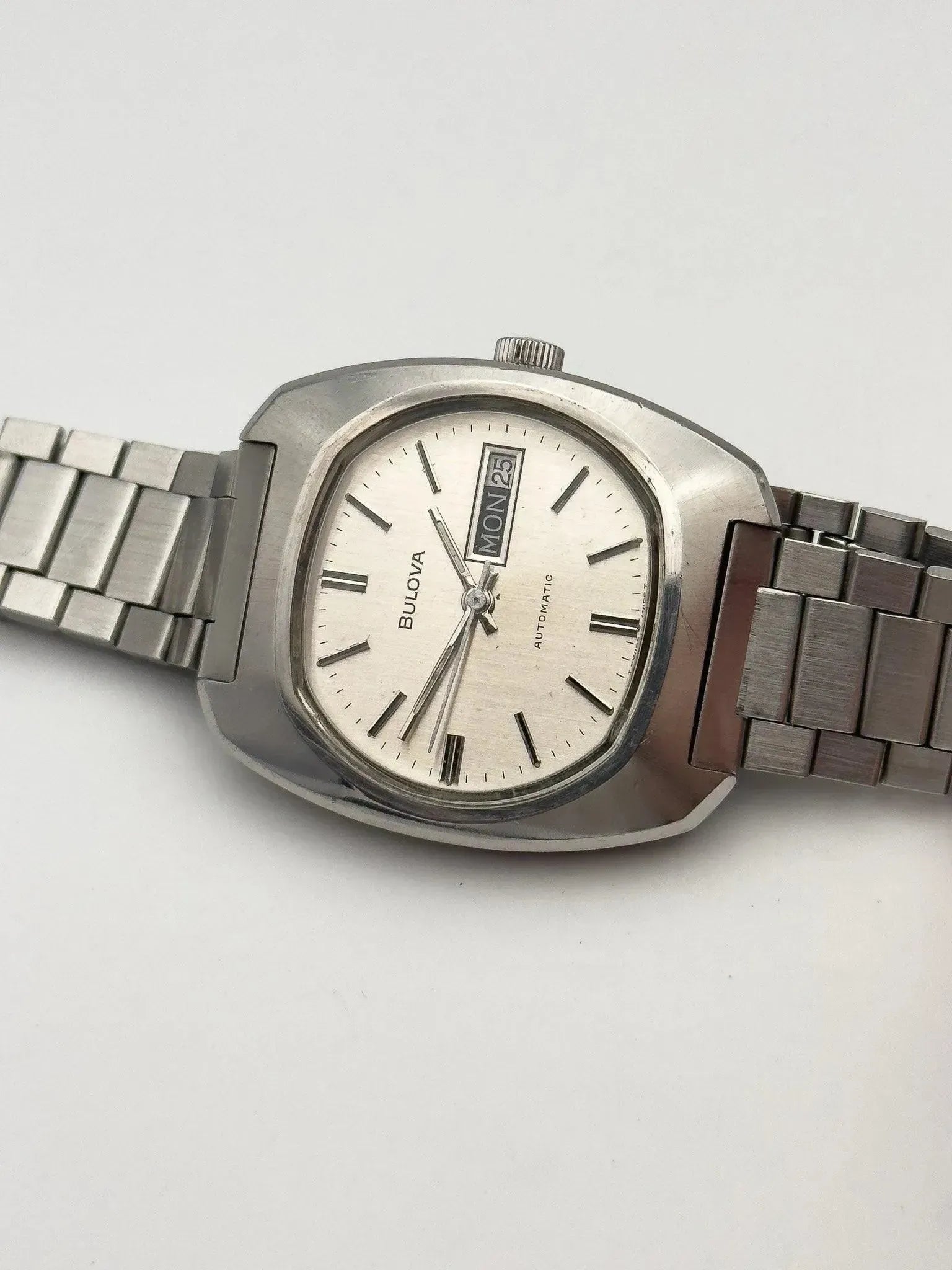 Bulova - Boitier TV Automatique Acier - 1980s - Atelier Victor