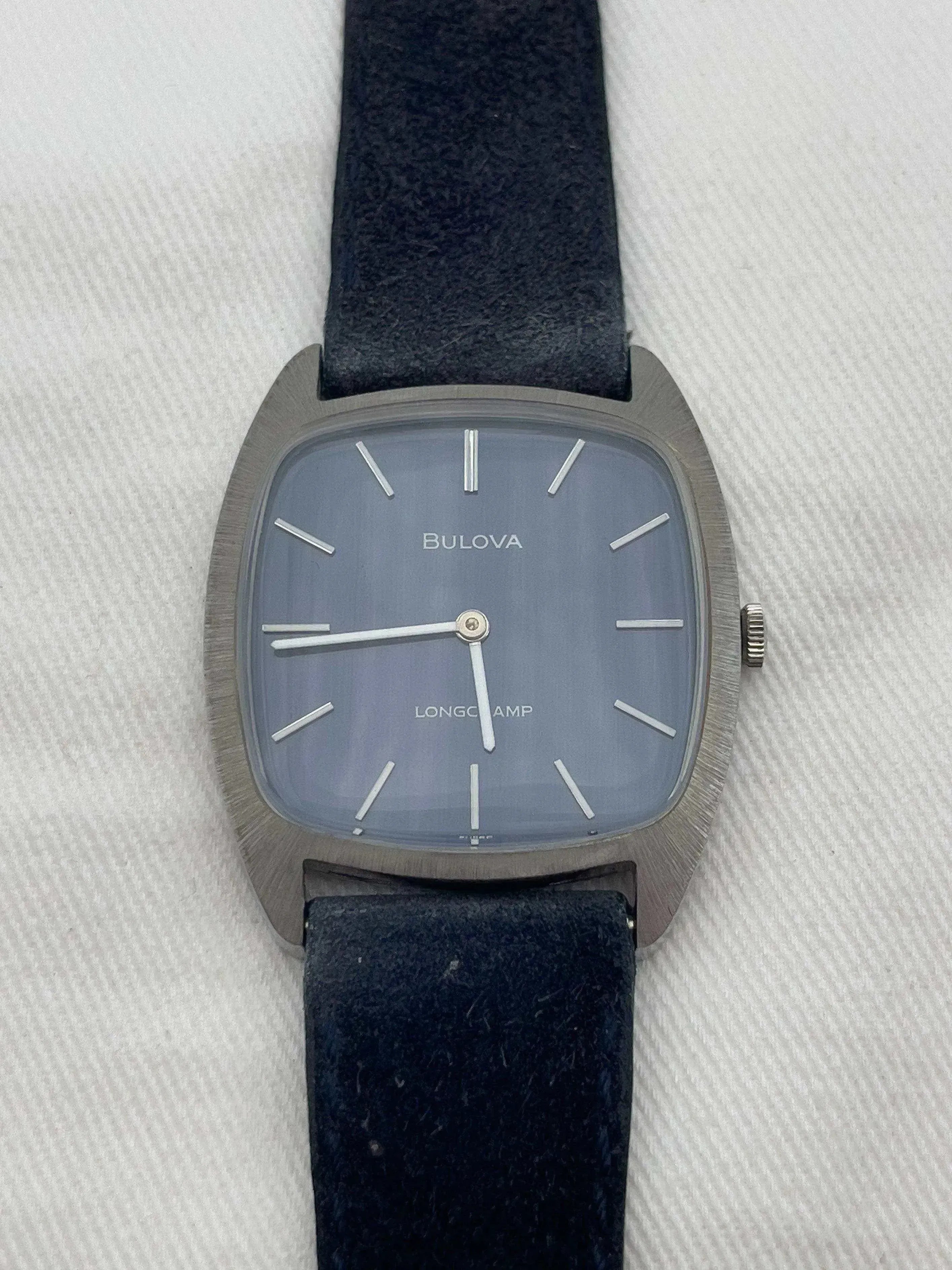 Bulova x Longtemps - Blue Dress Watch - NOS + boite - 1980s - Atelier Victor