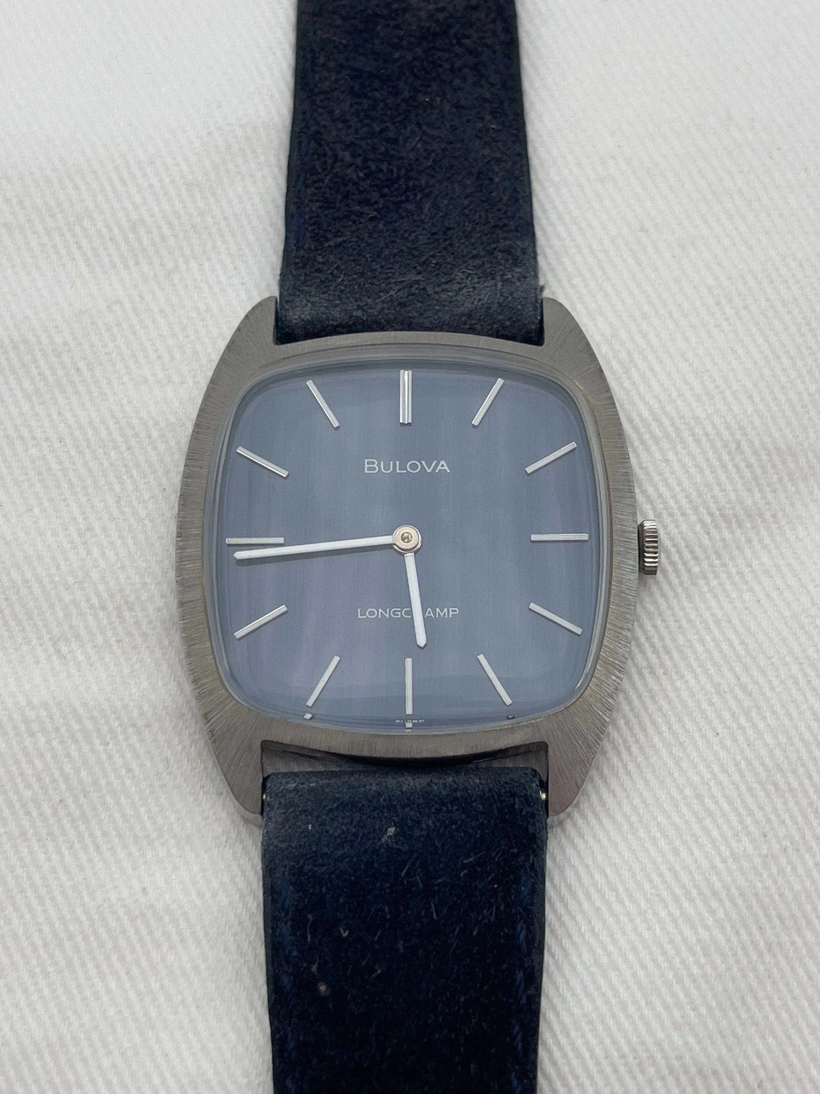 Bulova x Longtemps - Blue Dress Watch NOS + BOX - 1980’s - Atelier Victor Paris - Vintage Watch Shop Dubai