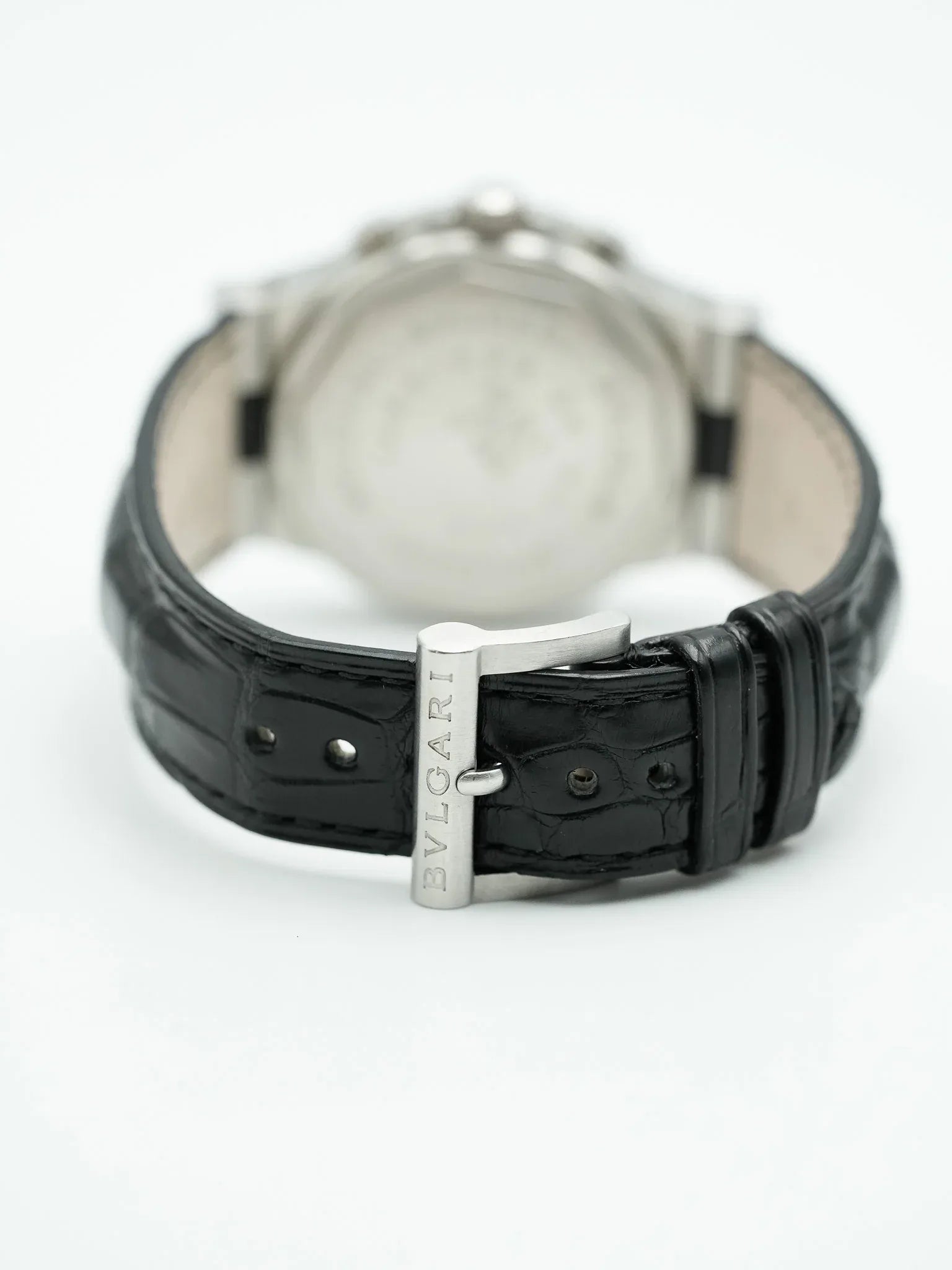 Bvlgari - Diagono Chronograph Cadran Noir - 1990s - Atelier Victor - Vintage Shop
