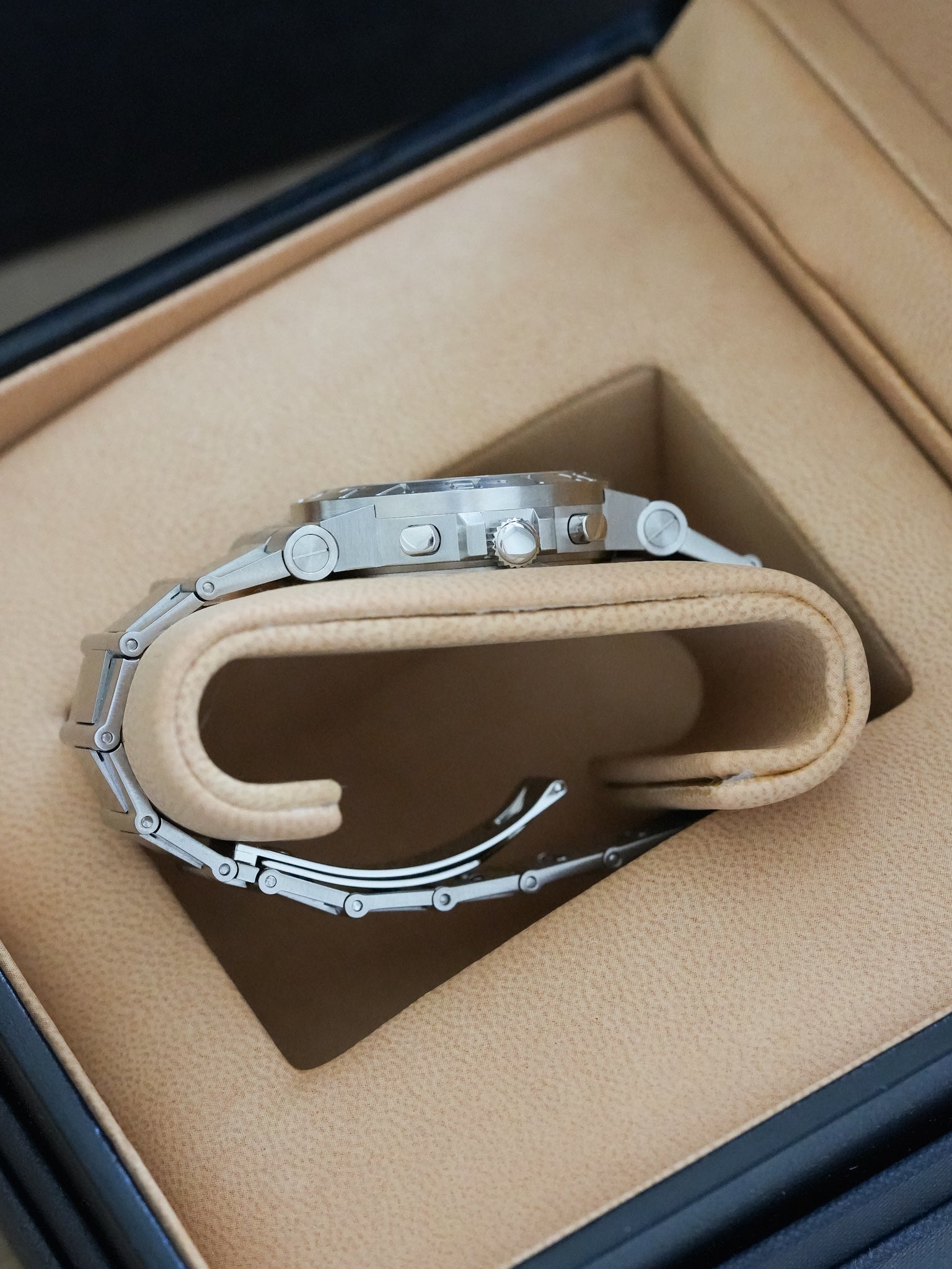 Bvlgari - Diagono Chronographe Acier - boite & papier - 2004 - Atelier Victor - Vintage Shop